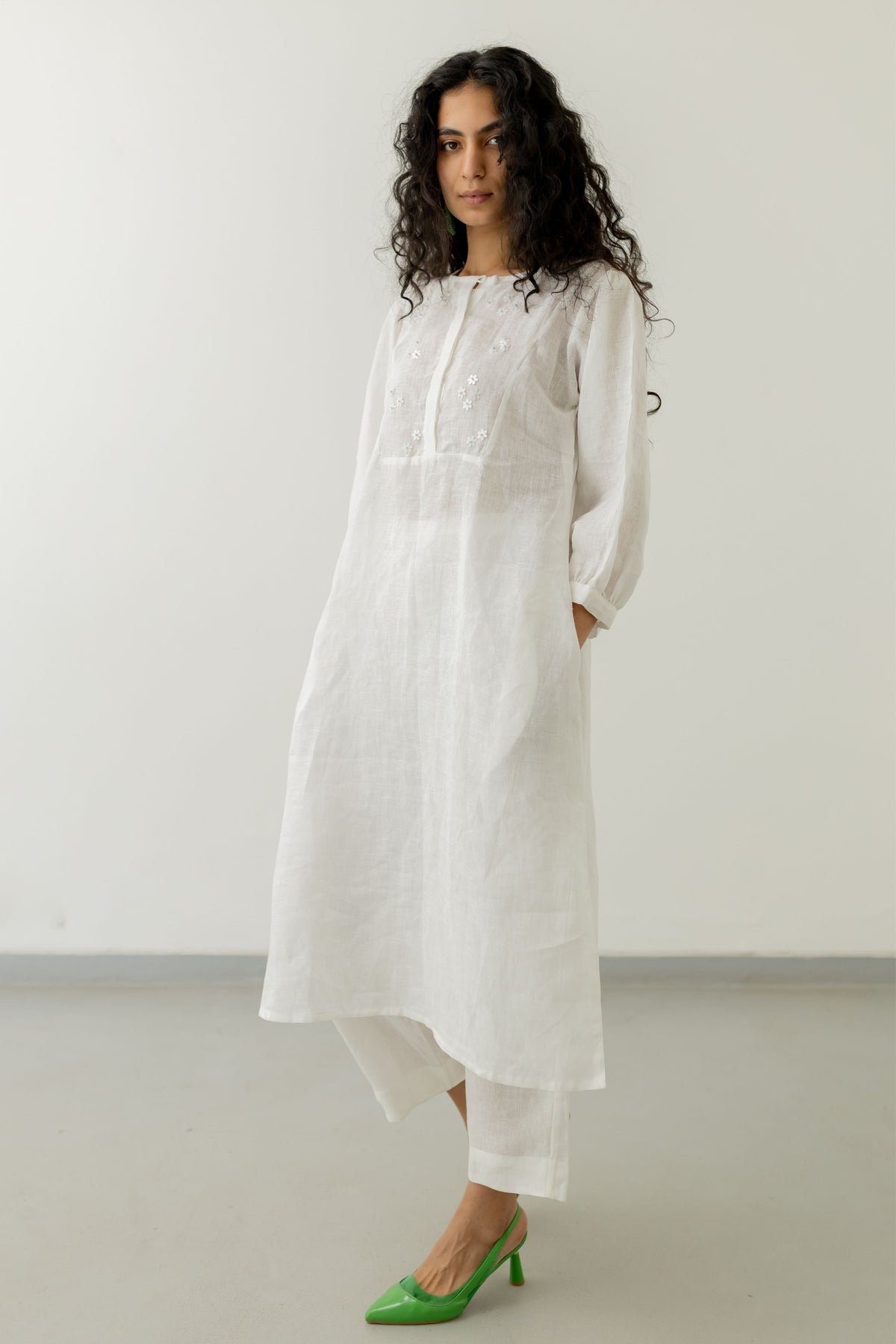 Pristine White Kurta Set