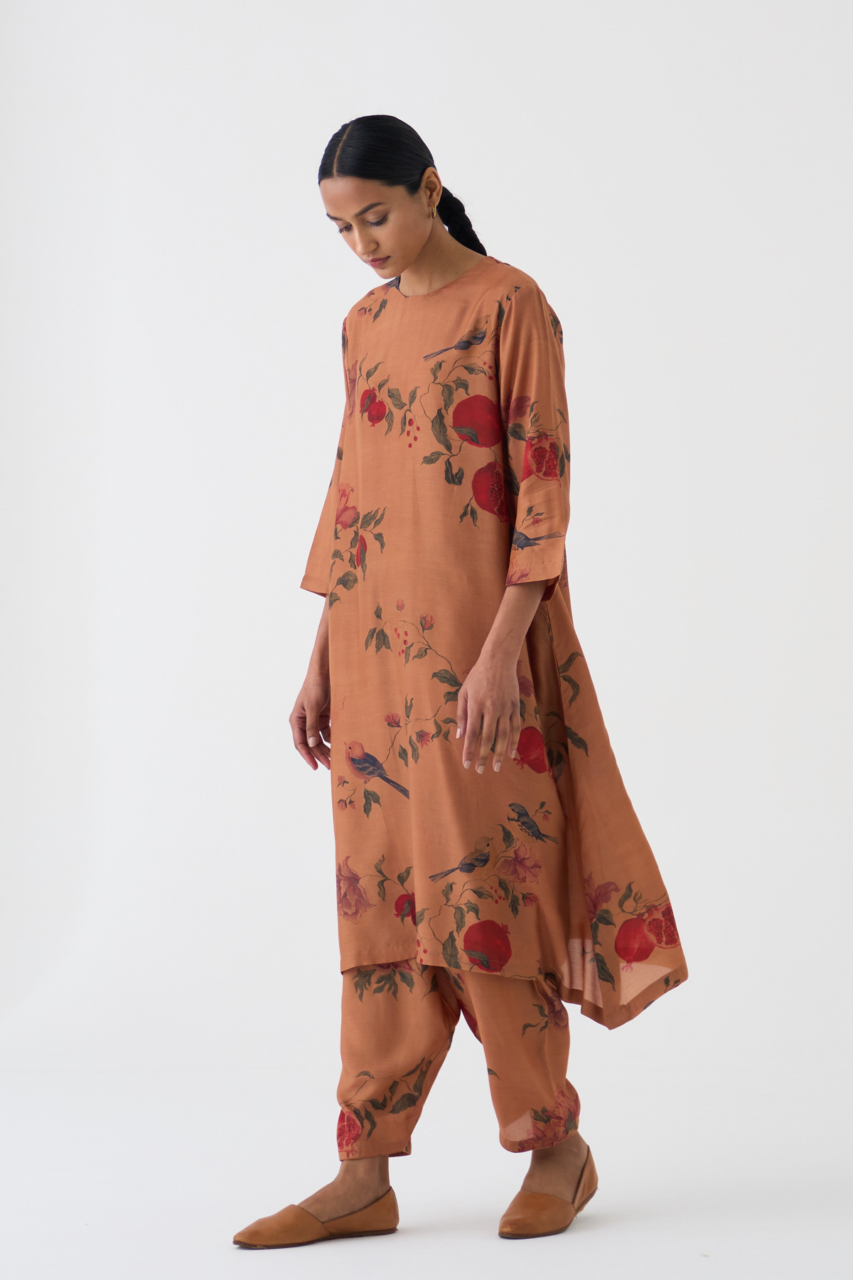 Bloome Old Rose Kurta Set