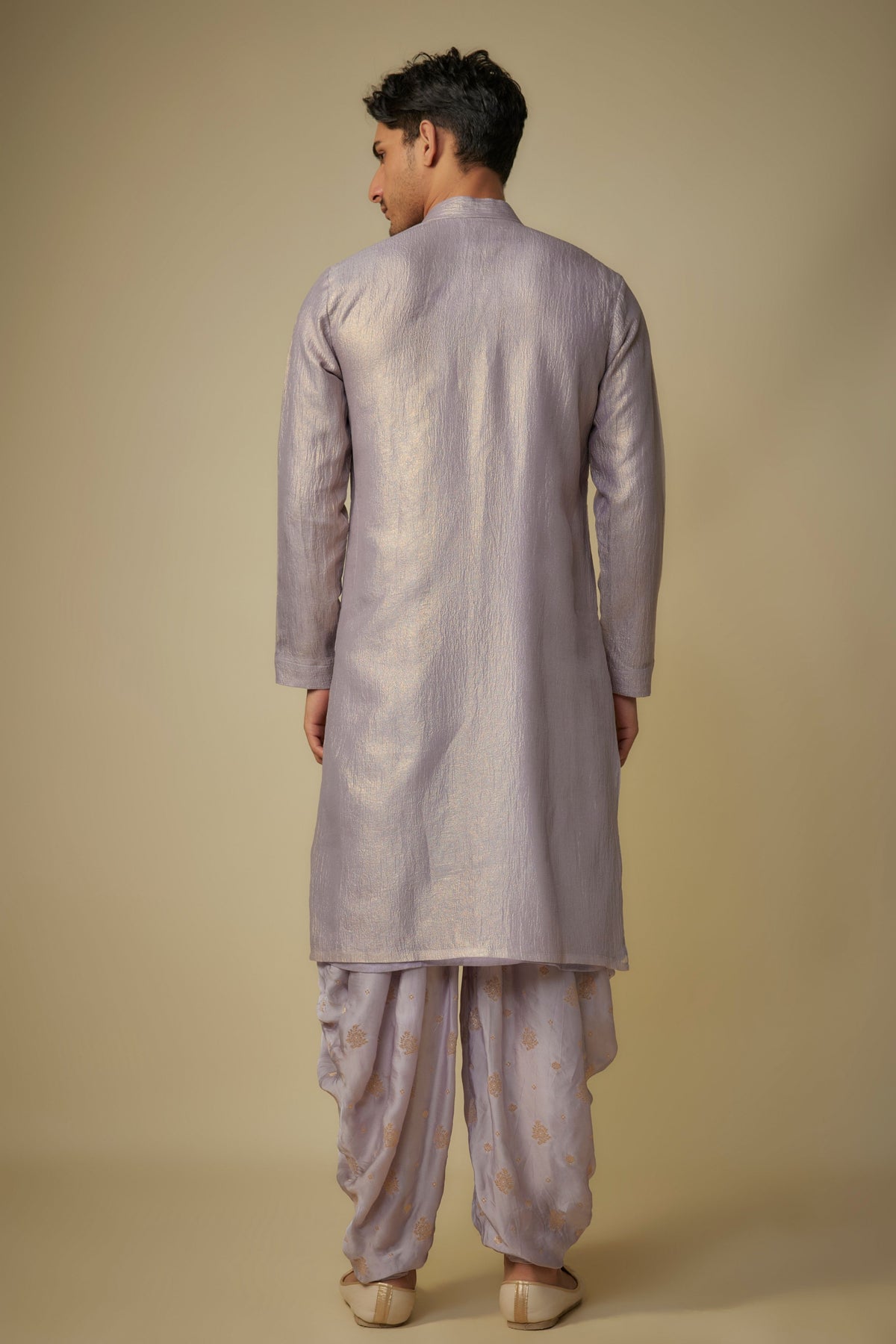 Lilac Embroidered Kurta Set