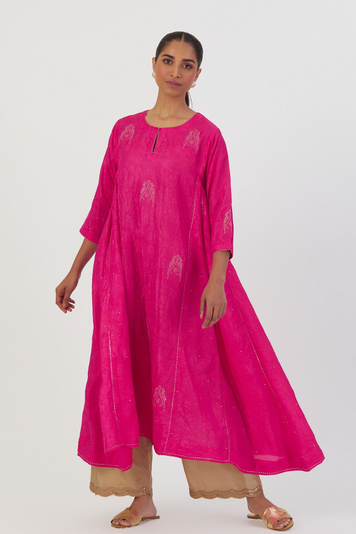 Sujata Fuschia Kurta &amp; Pant