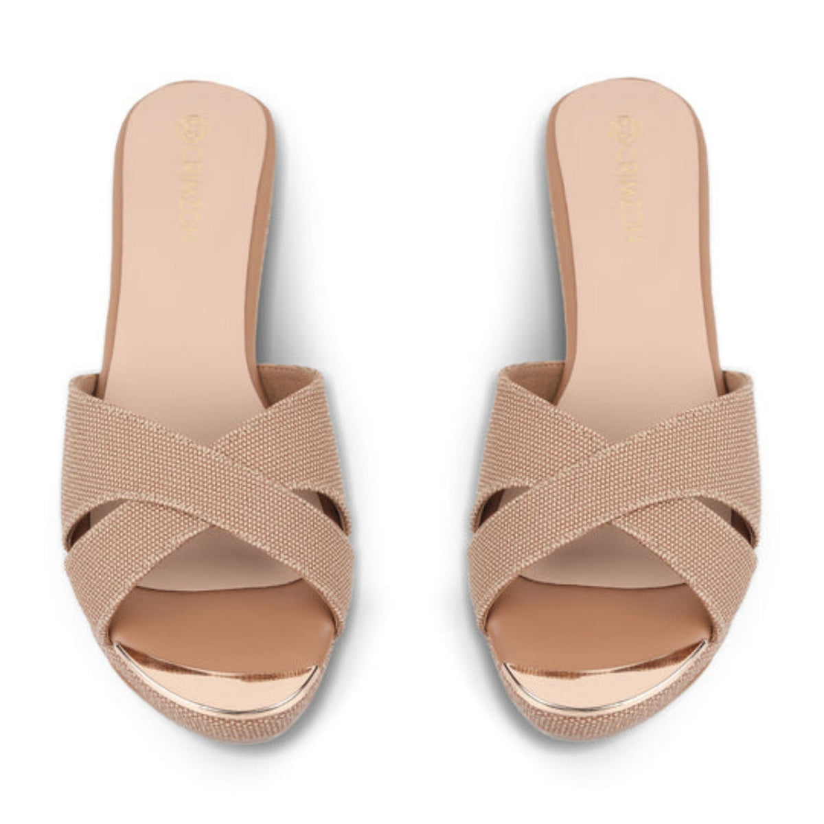 Aiyana Beige Wedges