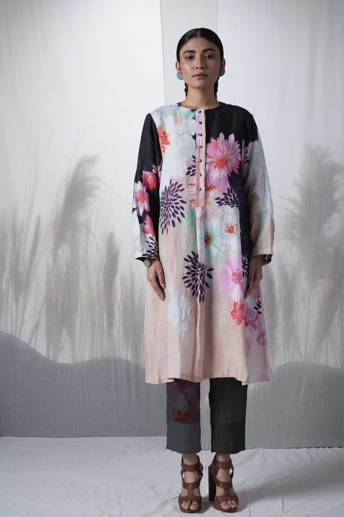 Hibiscus Kurta Set