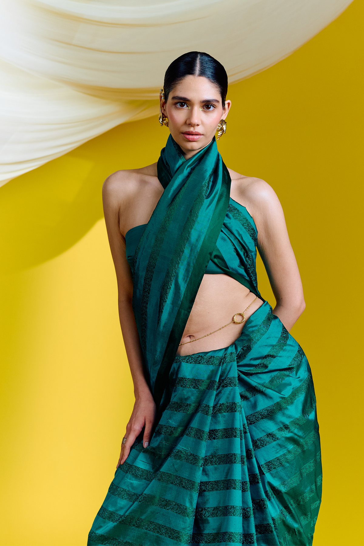 Green Silk Handwoven Saree