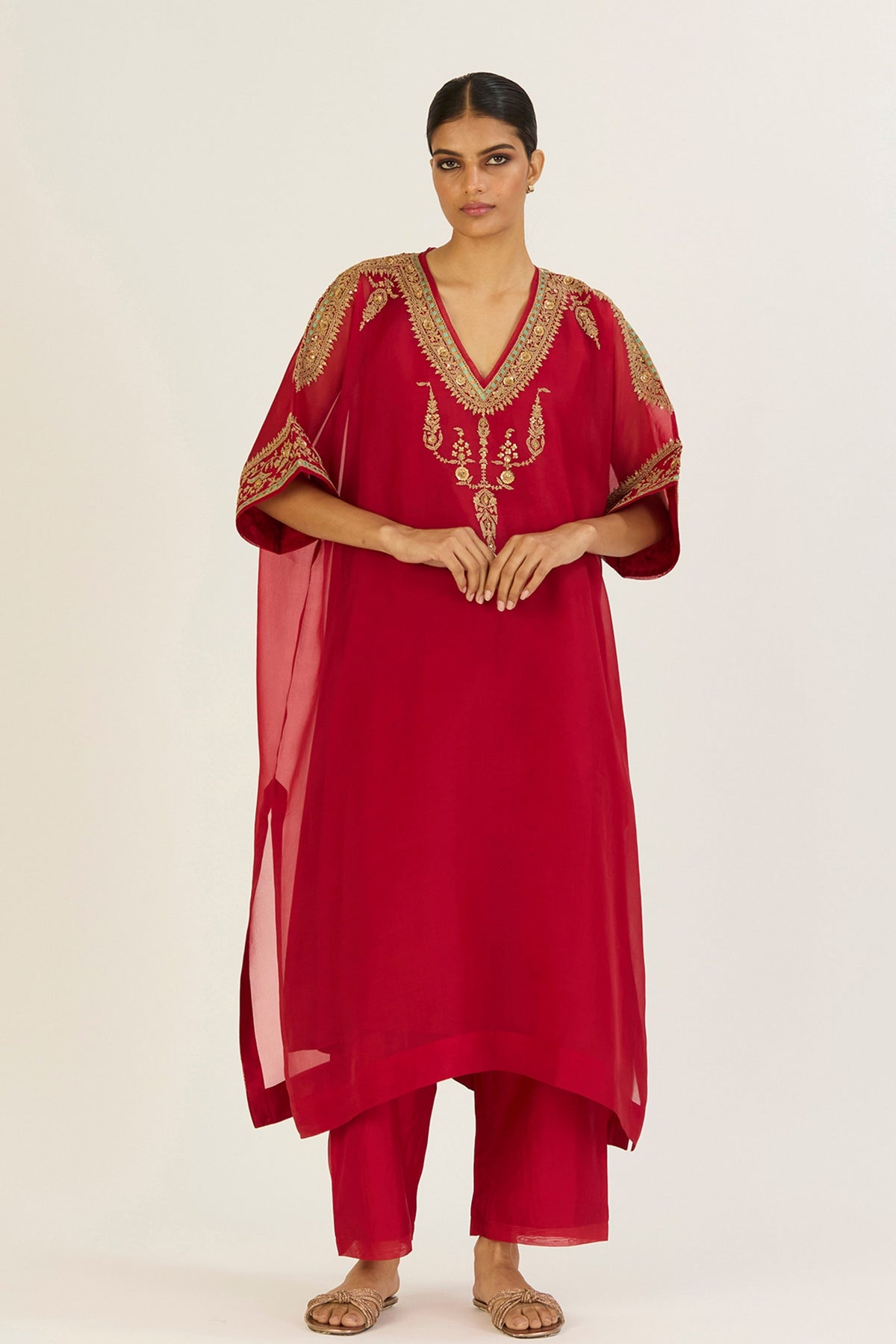 Ayra Red Kaftan