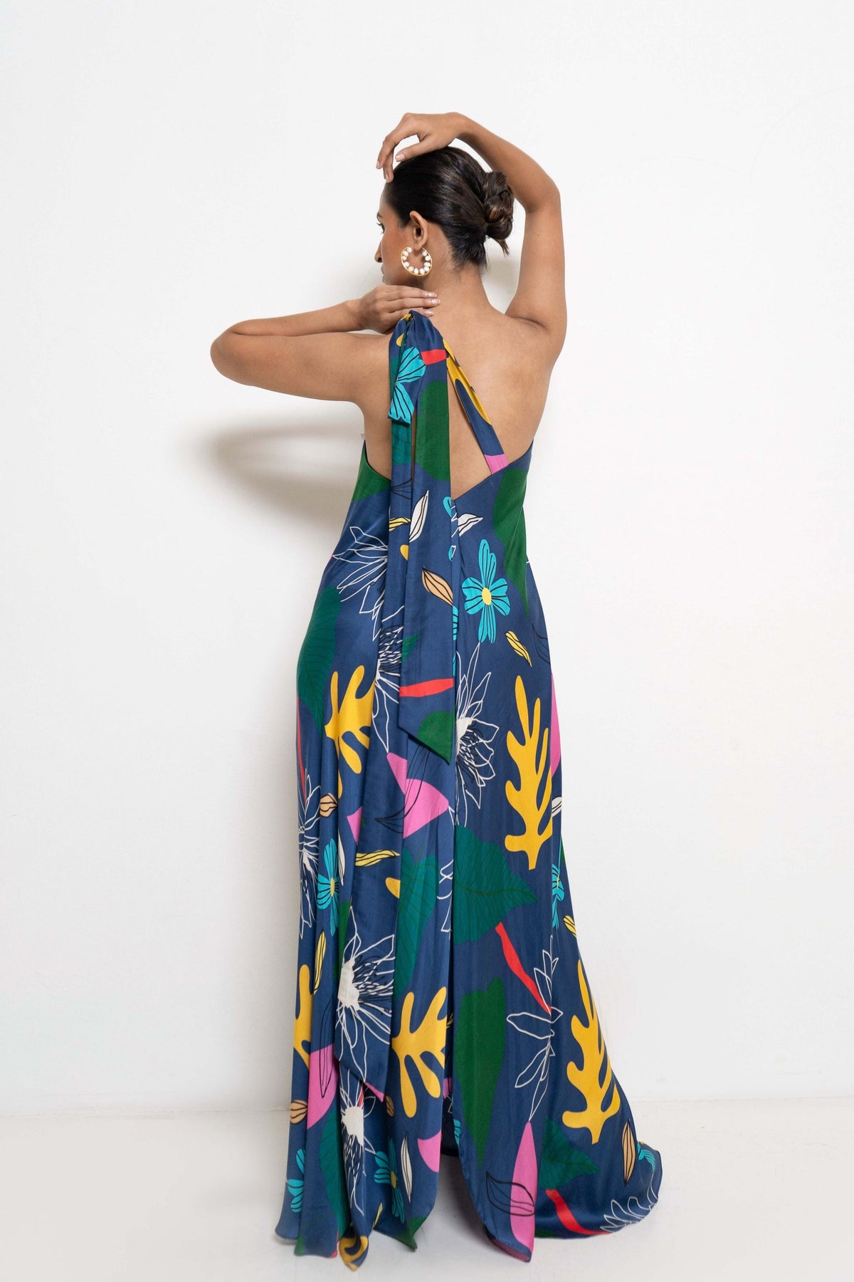 Printed Long Dress