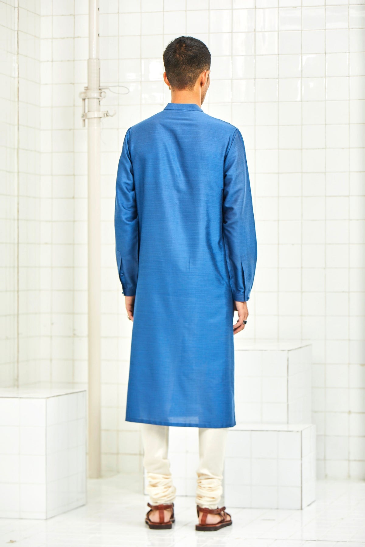 Rann Pleat Pintuck Kurta Set