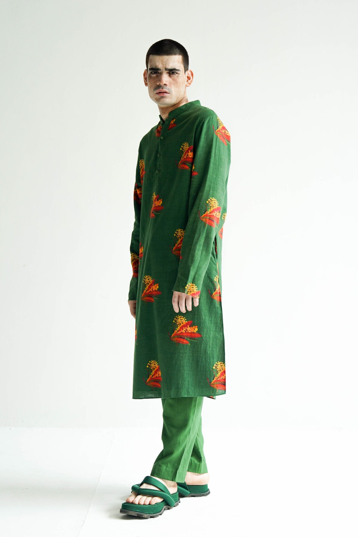 Green Firefly Kurta Set