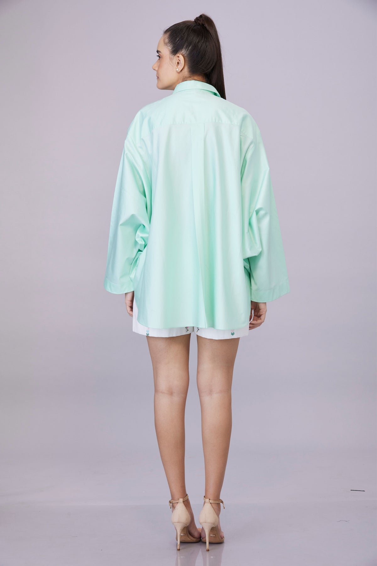 Light Aqua Batwing Shirt