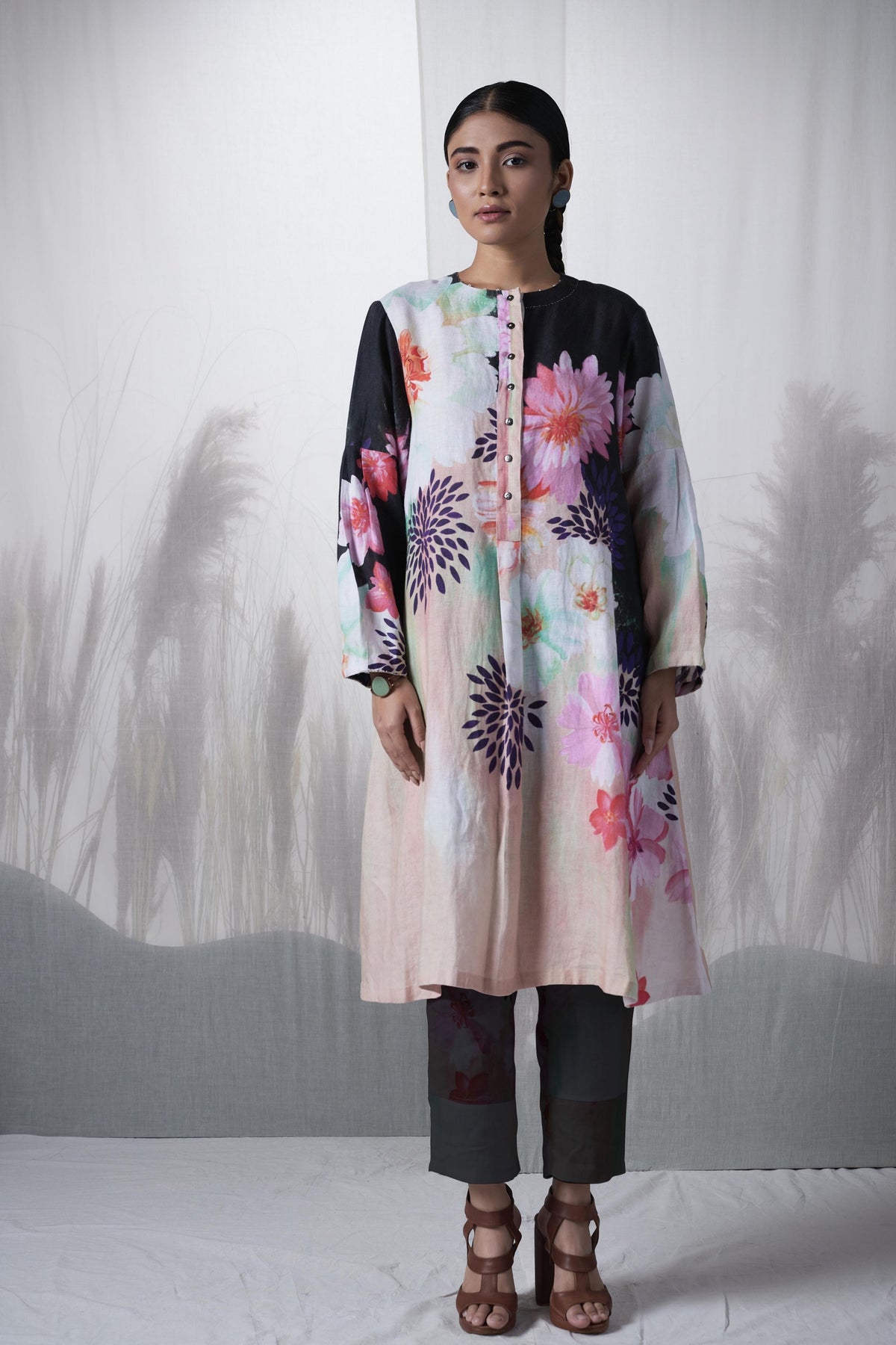 Hibiscus Kurta Set