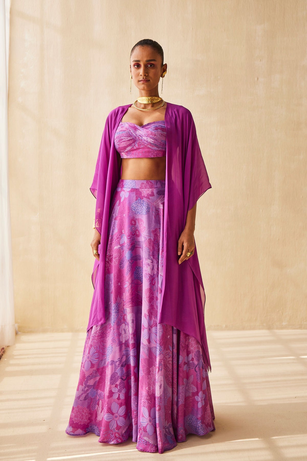 Deep Rhythm Lehenga