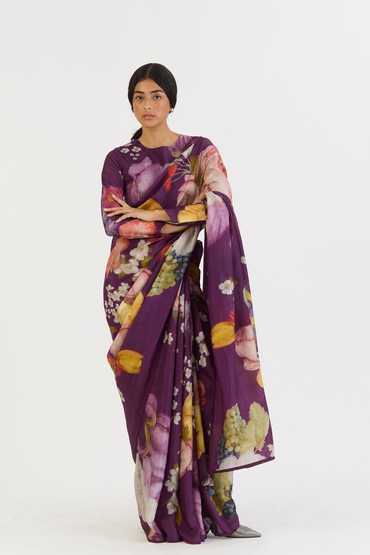 Jamun Saree In Purple