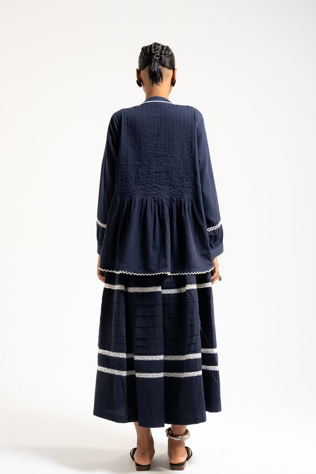 Fig Prussian Blue Skirt