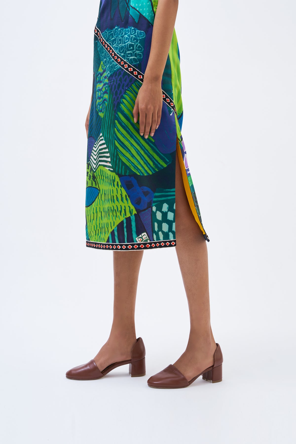 Torres Strait Forest Green Dress