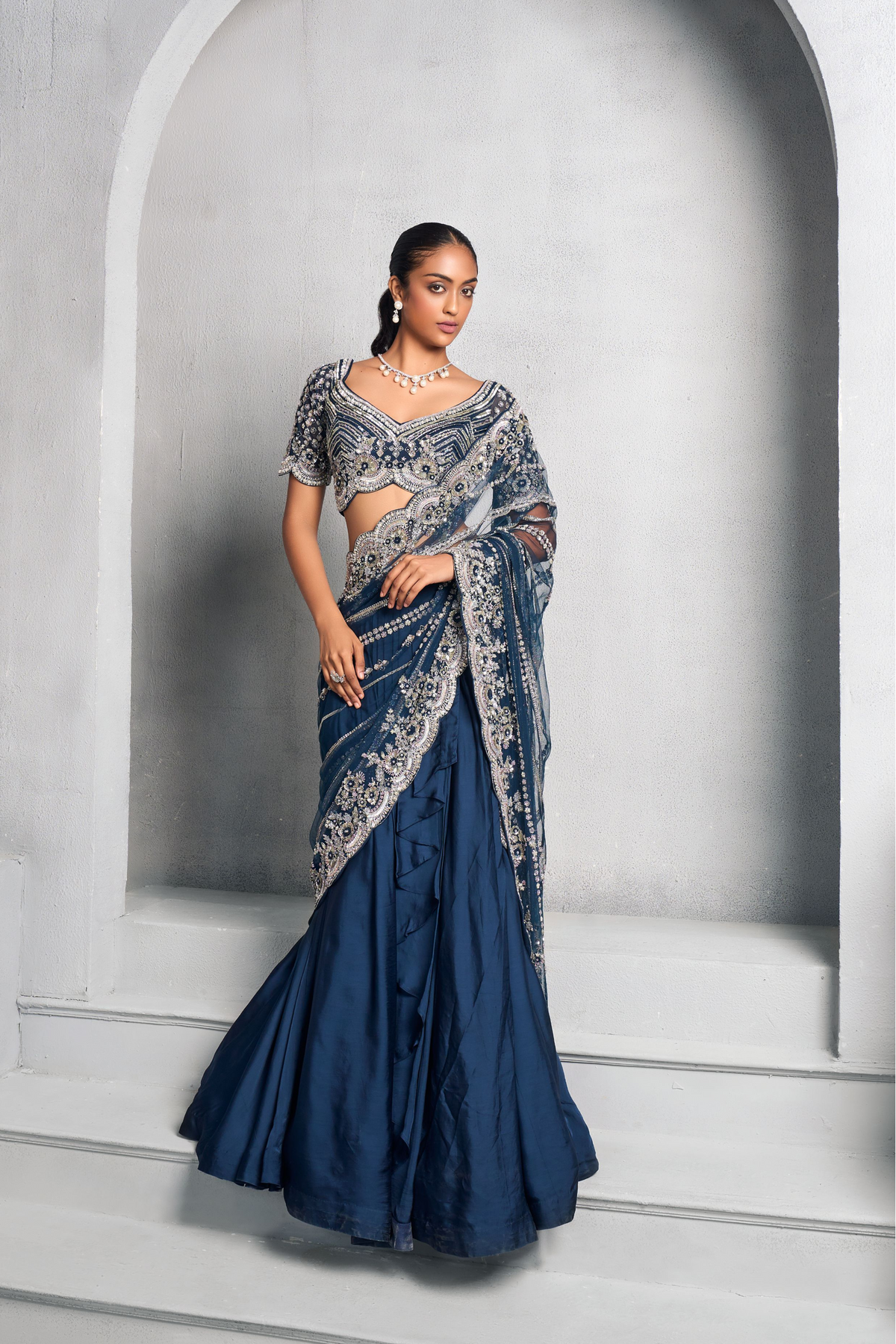 Classic Pre-draped Lehenga Saree