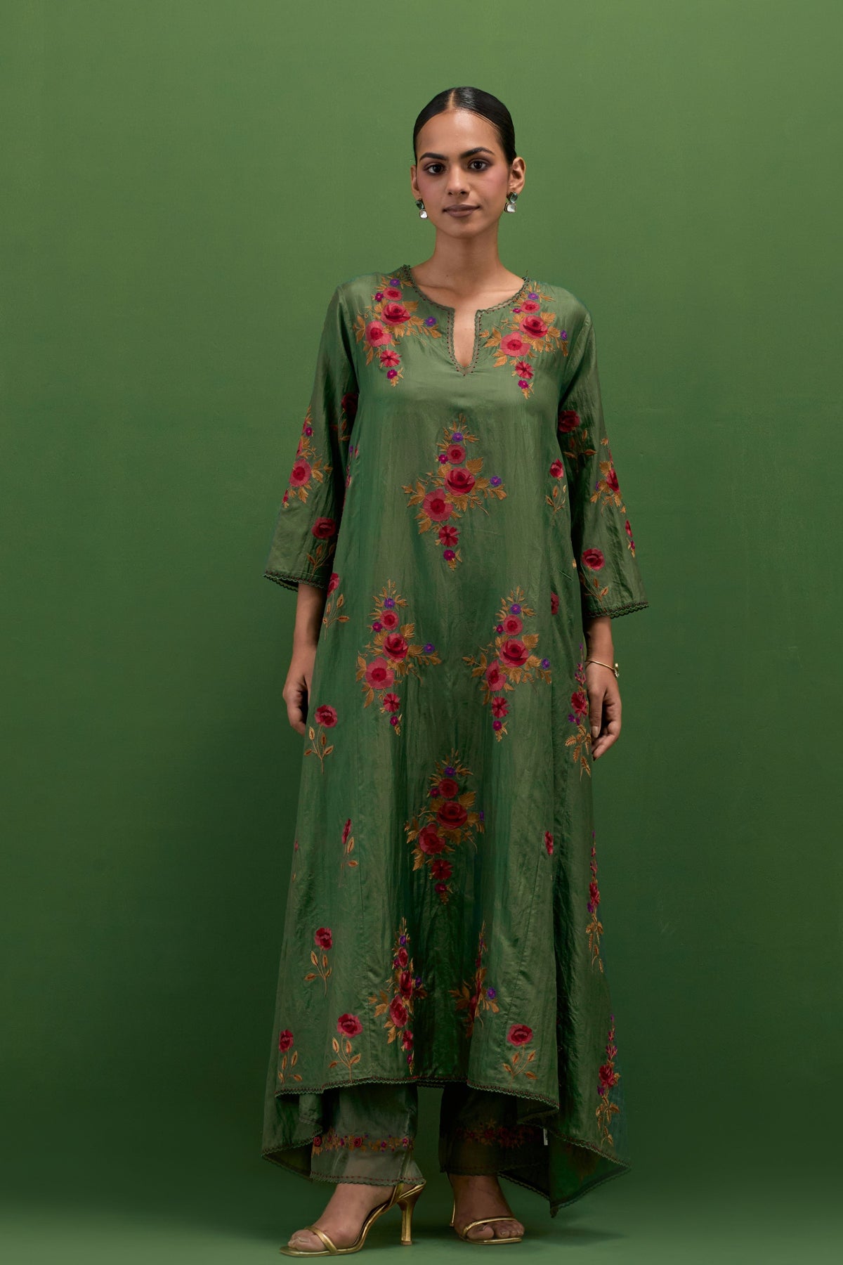 Brunswick Green Kurta Set