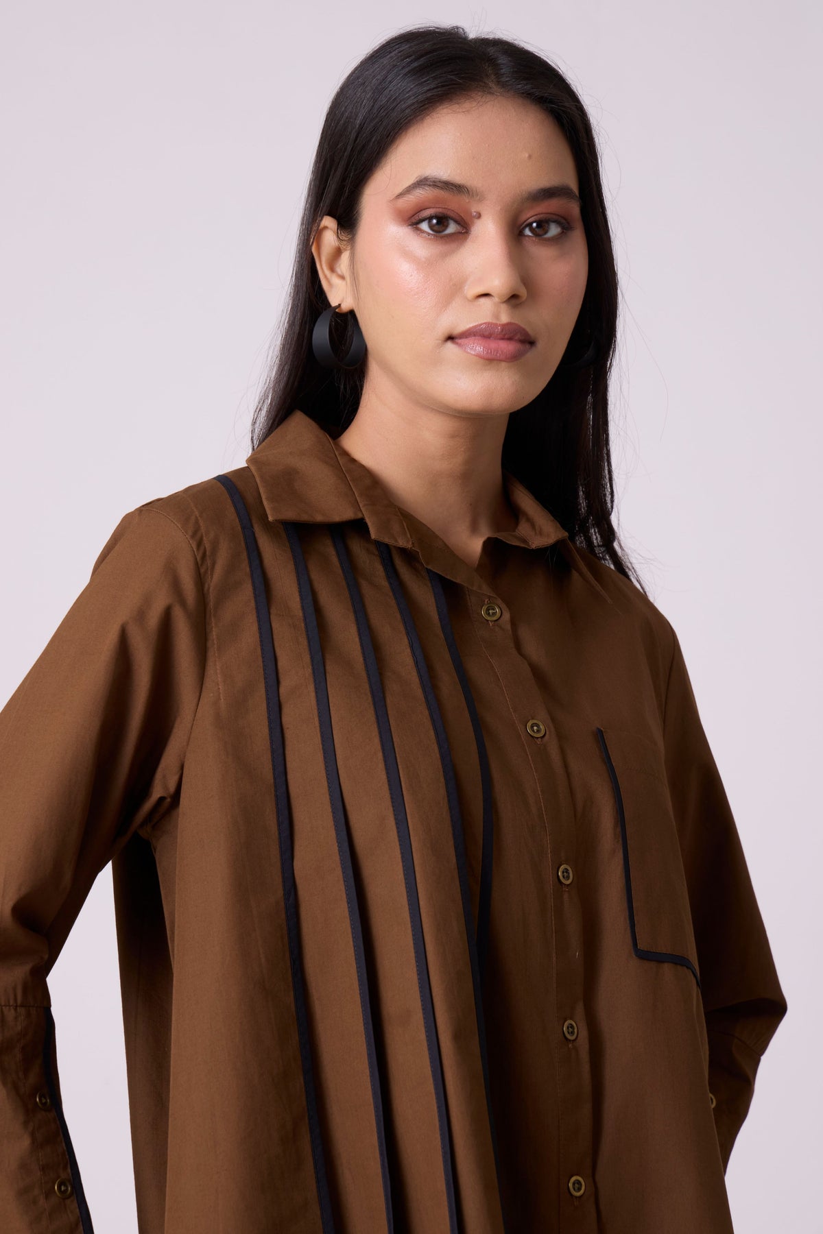 Augusta Olive Brown Shirt