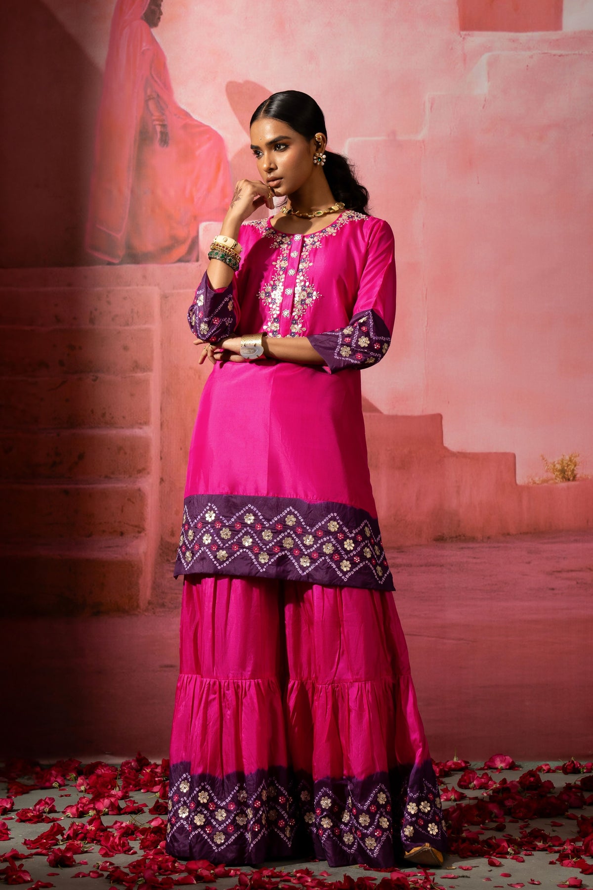 Rangeela Pink Sharara