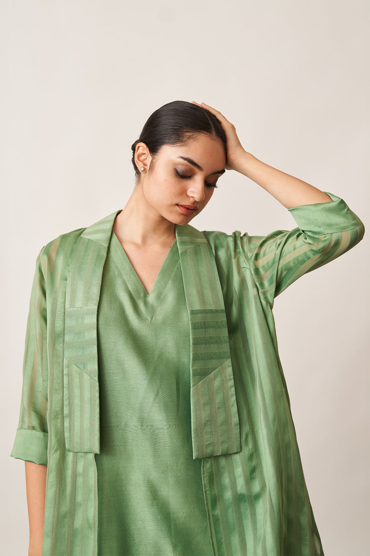 Pista Green Kurta Set