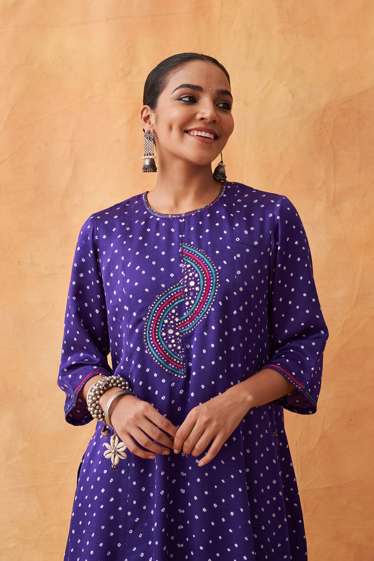 Purple Kurta Set