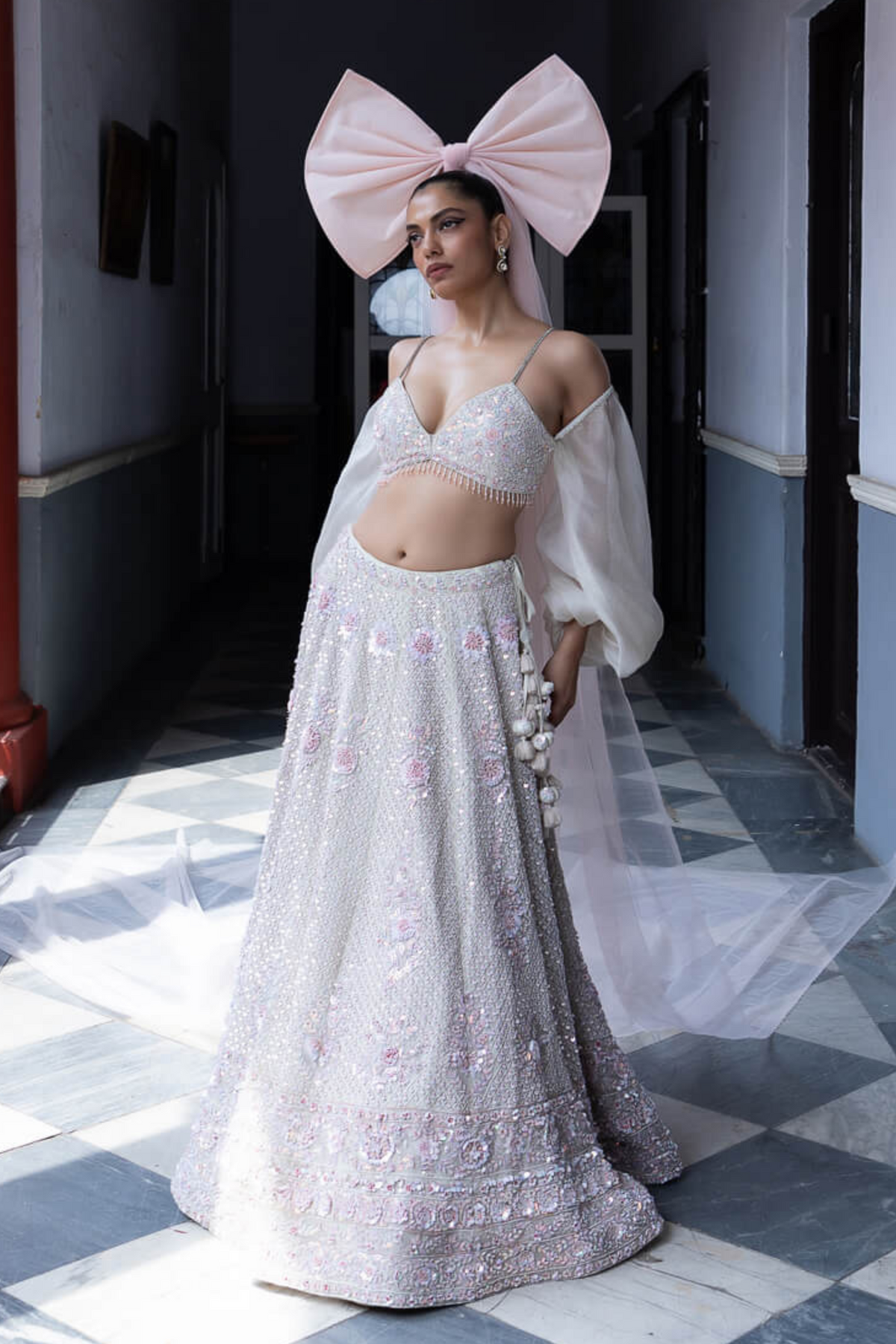 Soft Blush Bridal Lehenga