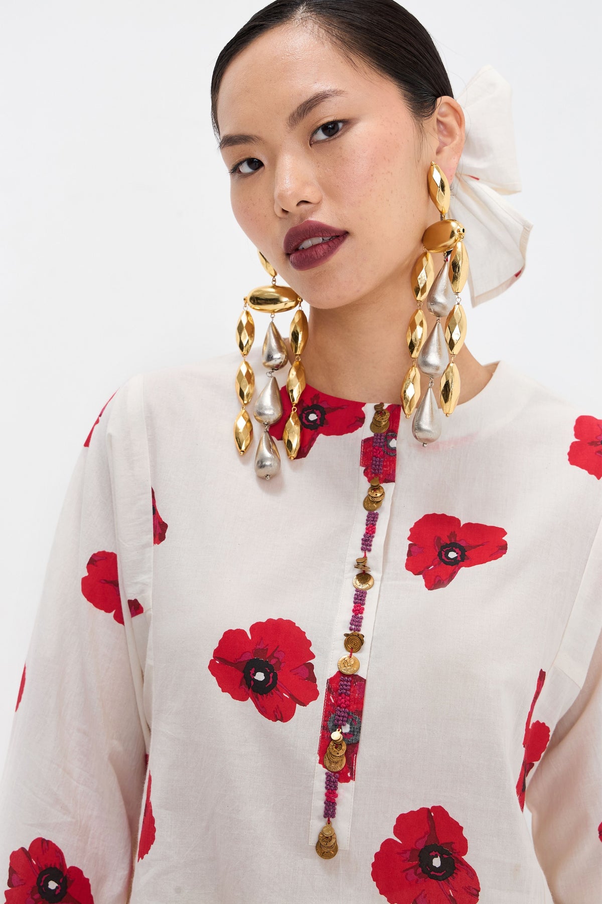 Poppy Printed Kurta