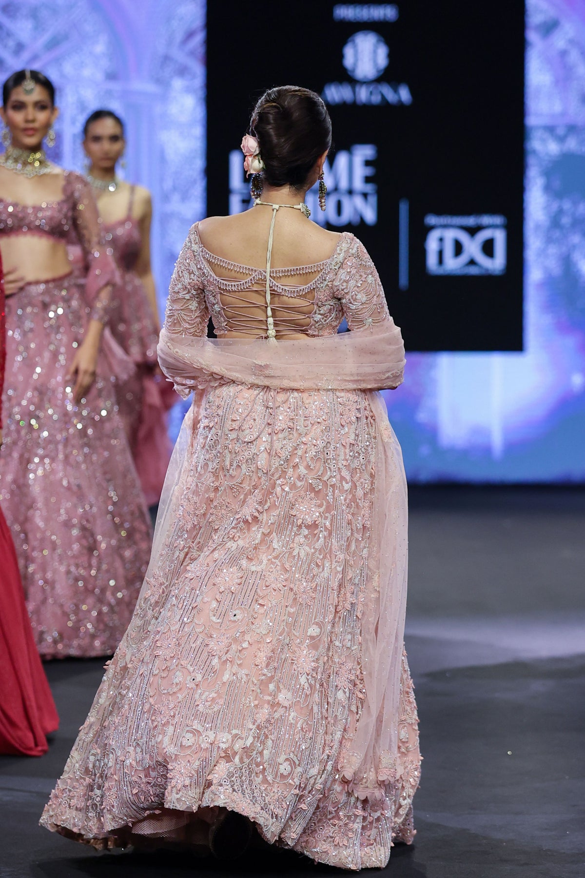 Rose Pink Lehenga Set