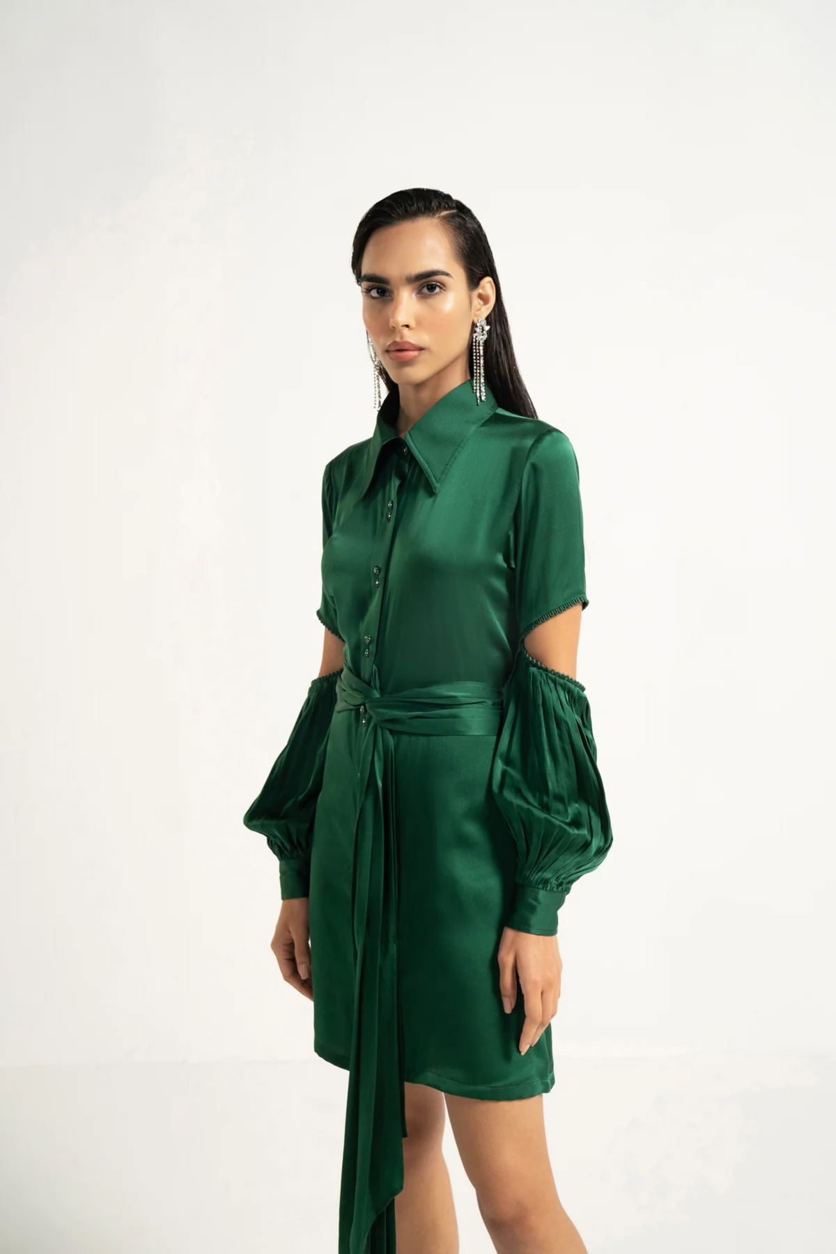 Serpentine Shirt Dress