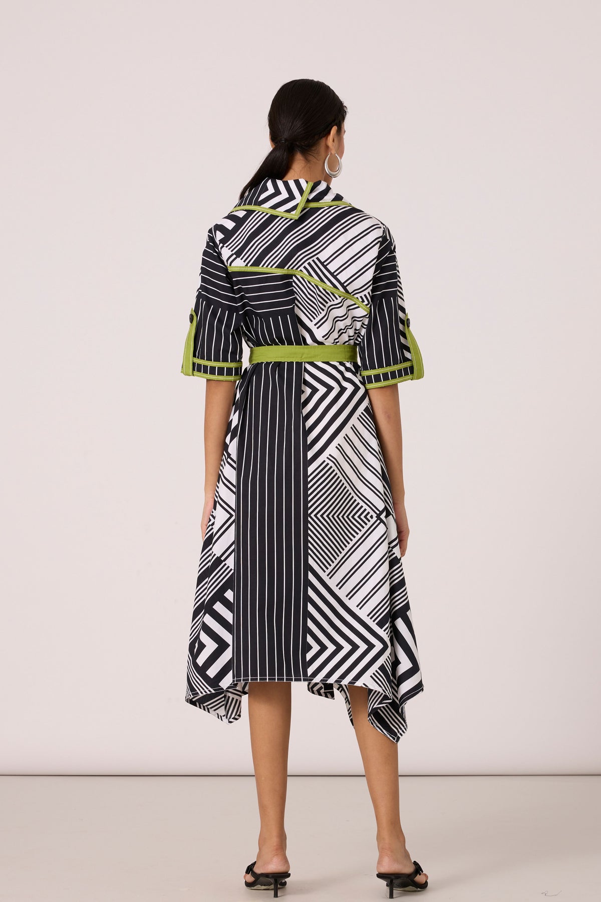 Juniper Asymmetric Printed Dress