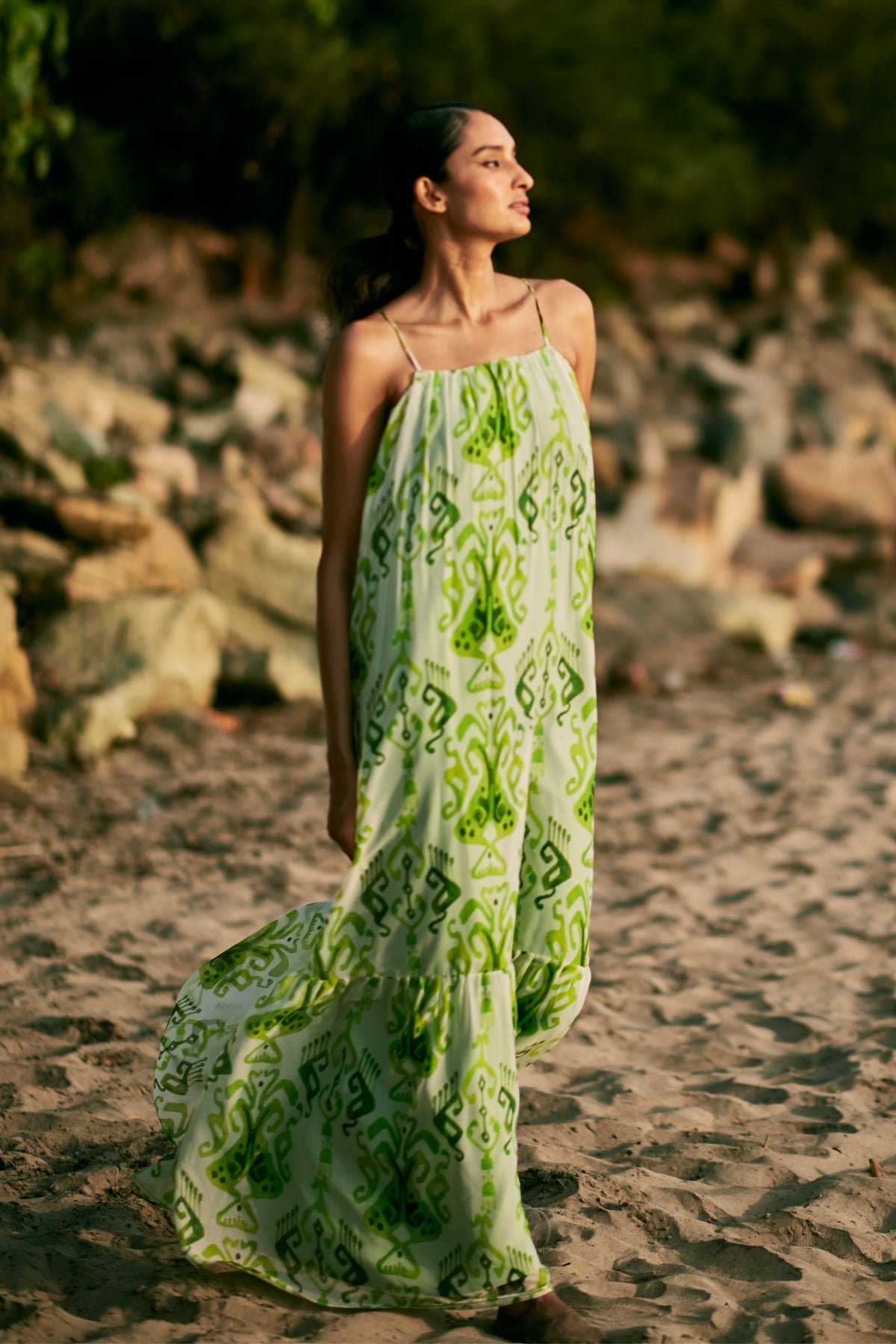 Lime Green Mirri Maxi