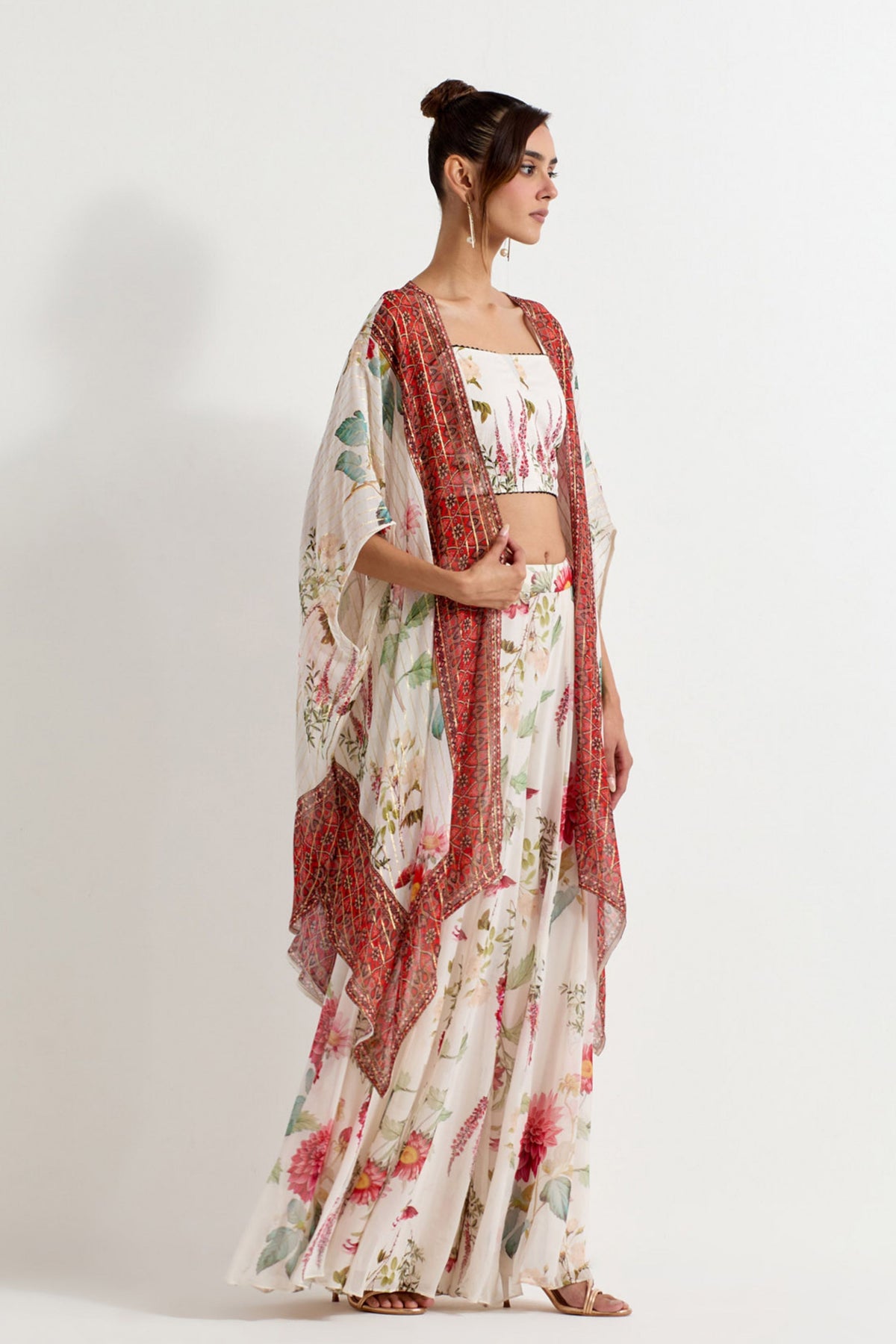 Printed Cape Set