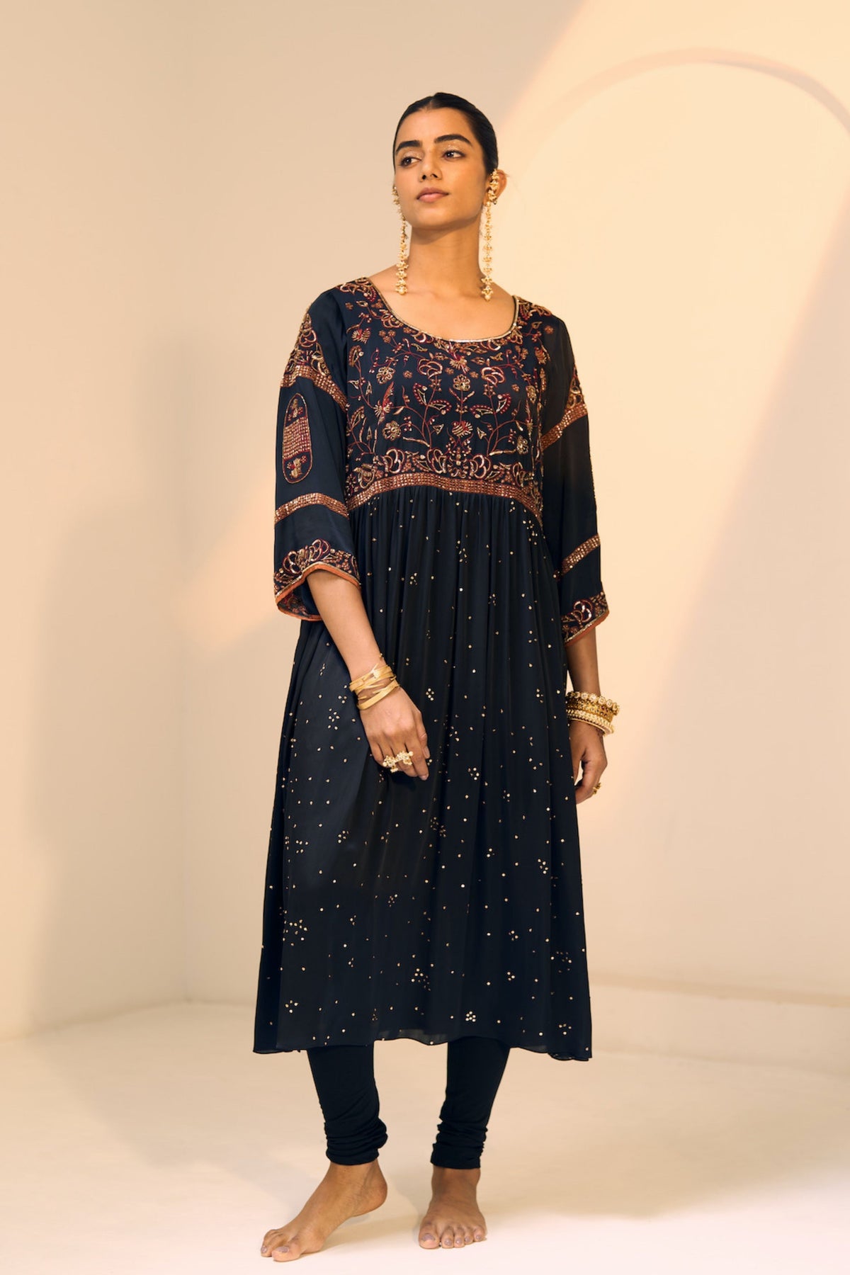 Black Lavanya Kurta Set