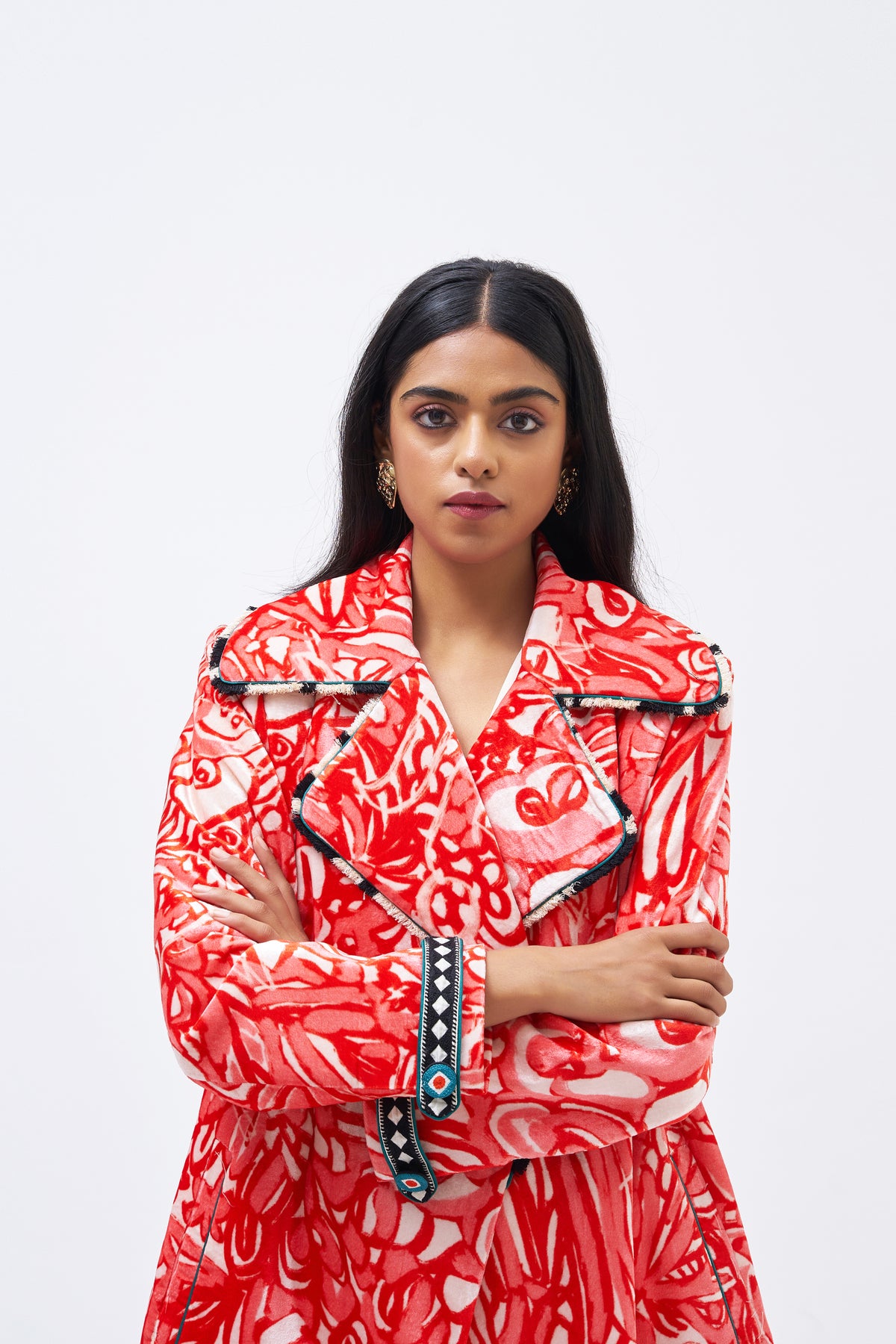 Masai Coral Pink Trench Jacket