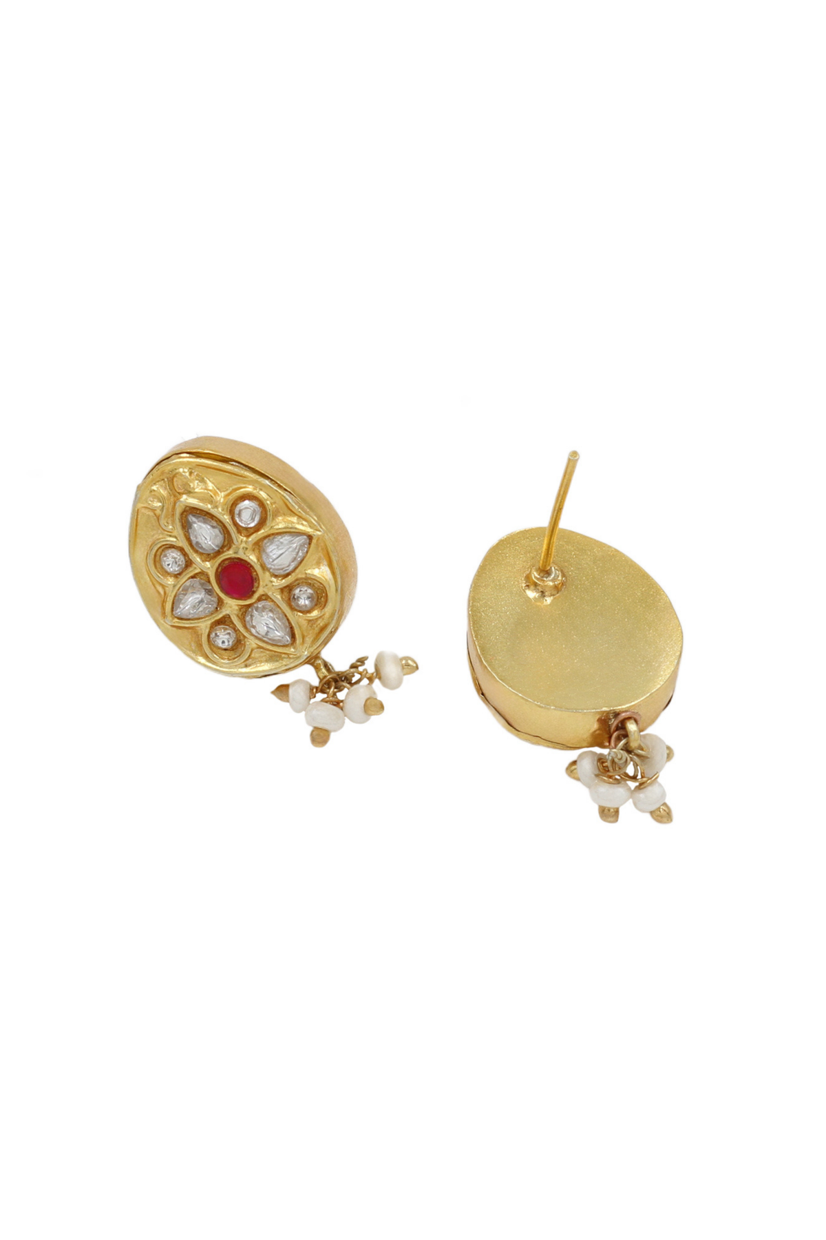 Ornate Splendor Kundan Earrings.