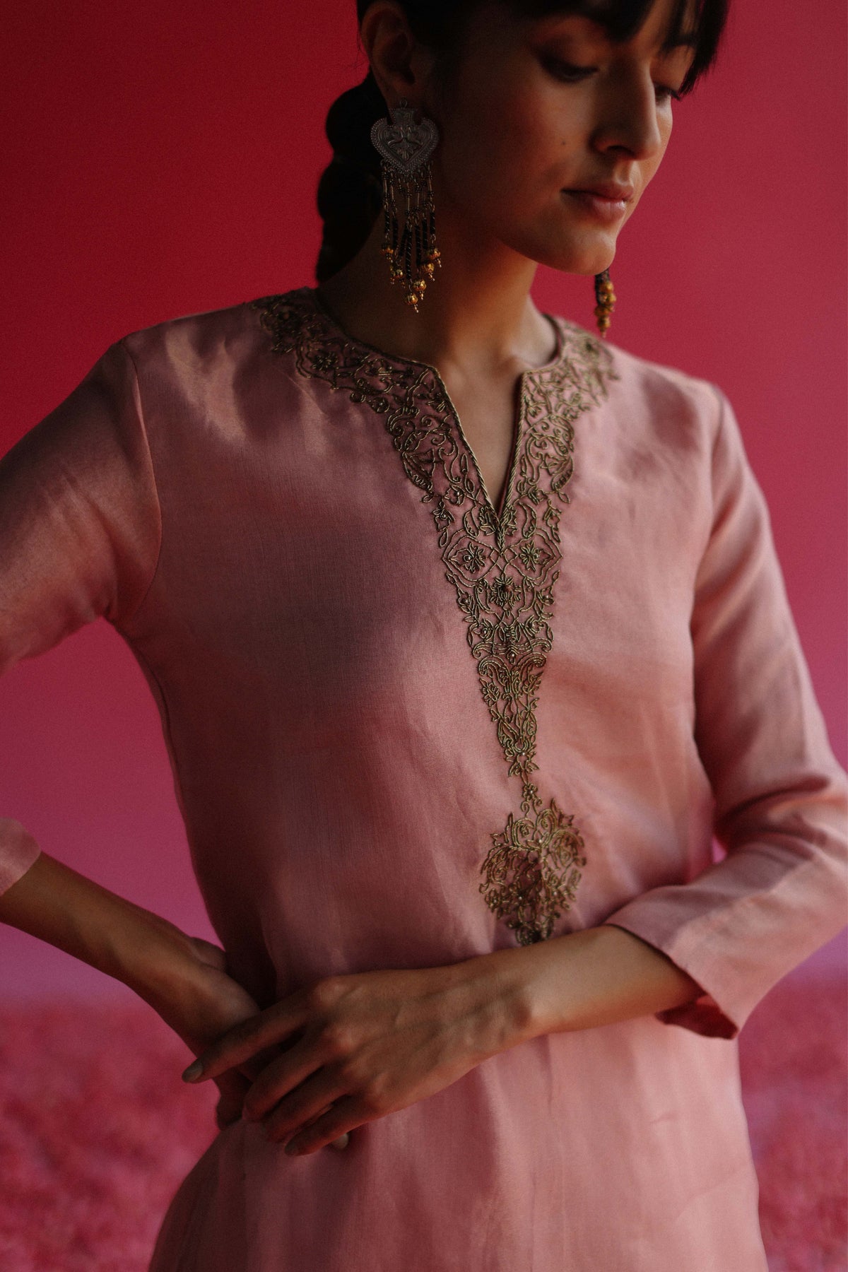 Kaljo Pink Kurta