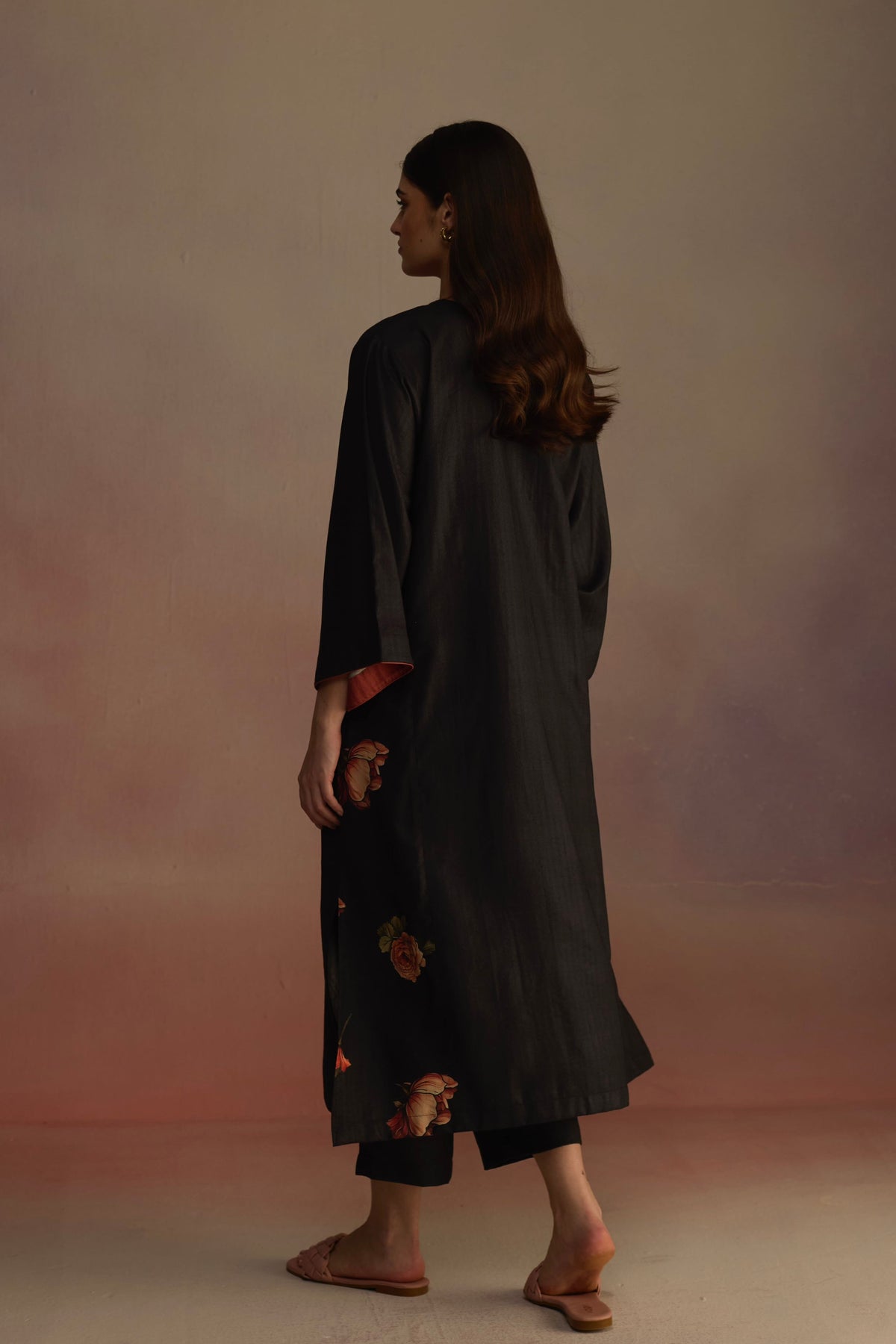 Bergamot Charcoal Kurta