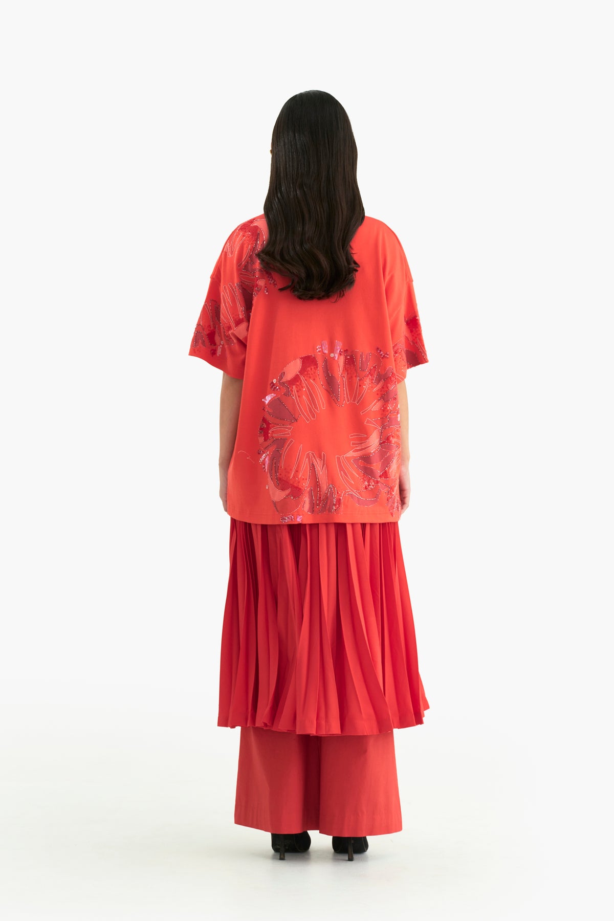 Supima Hibiscus Oversized T-shirt