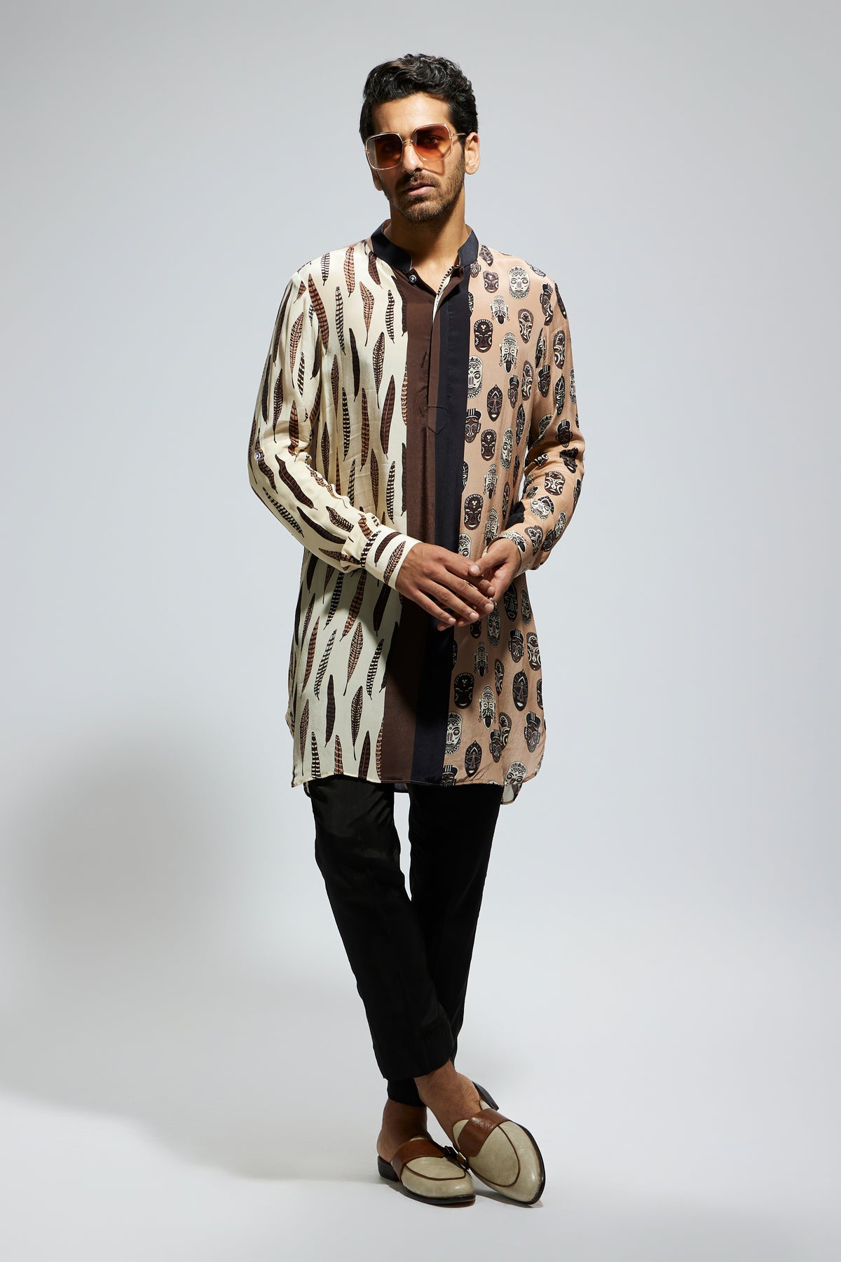 Printed Sleeves Kurta