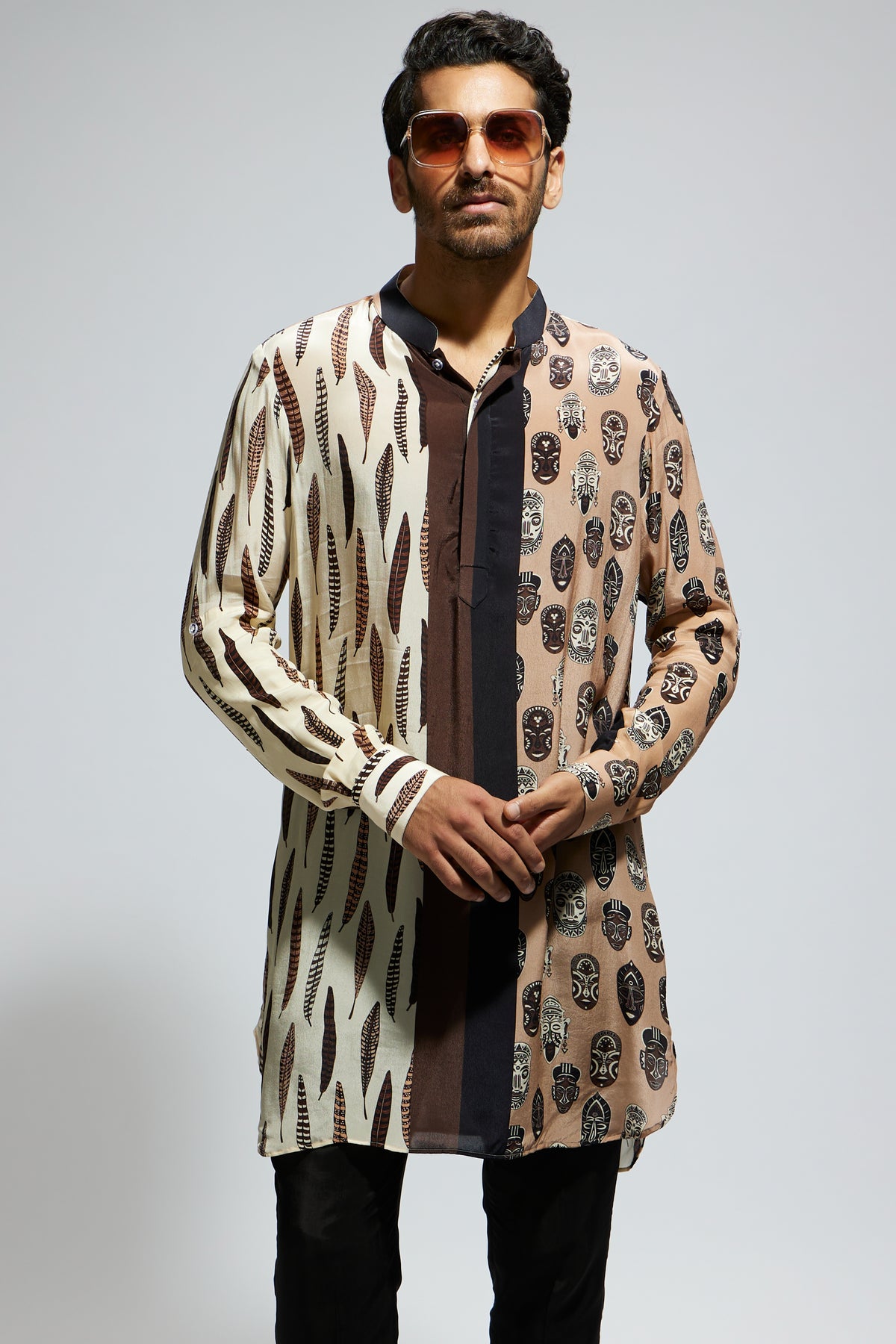 Printed Sleeves Kurta