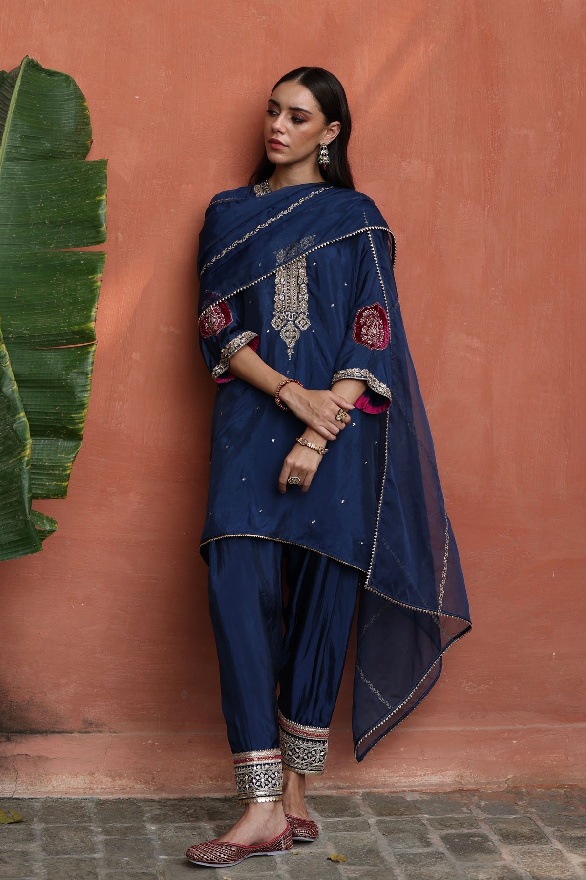 Blue Nazira Kurta Set