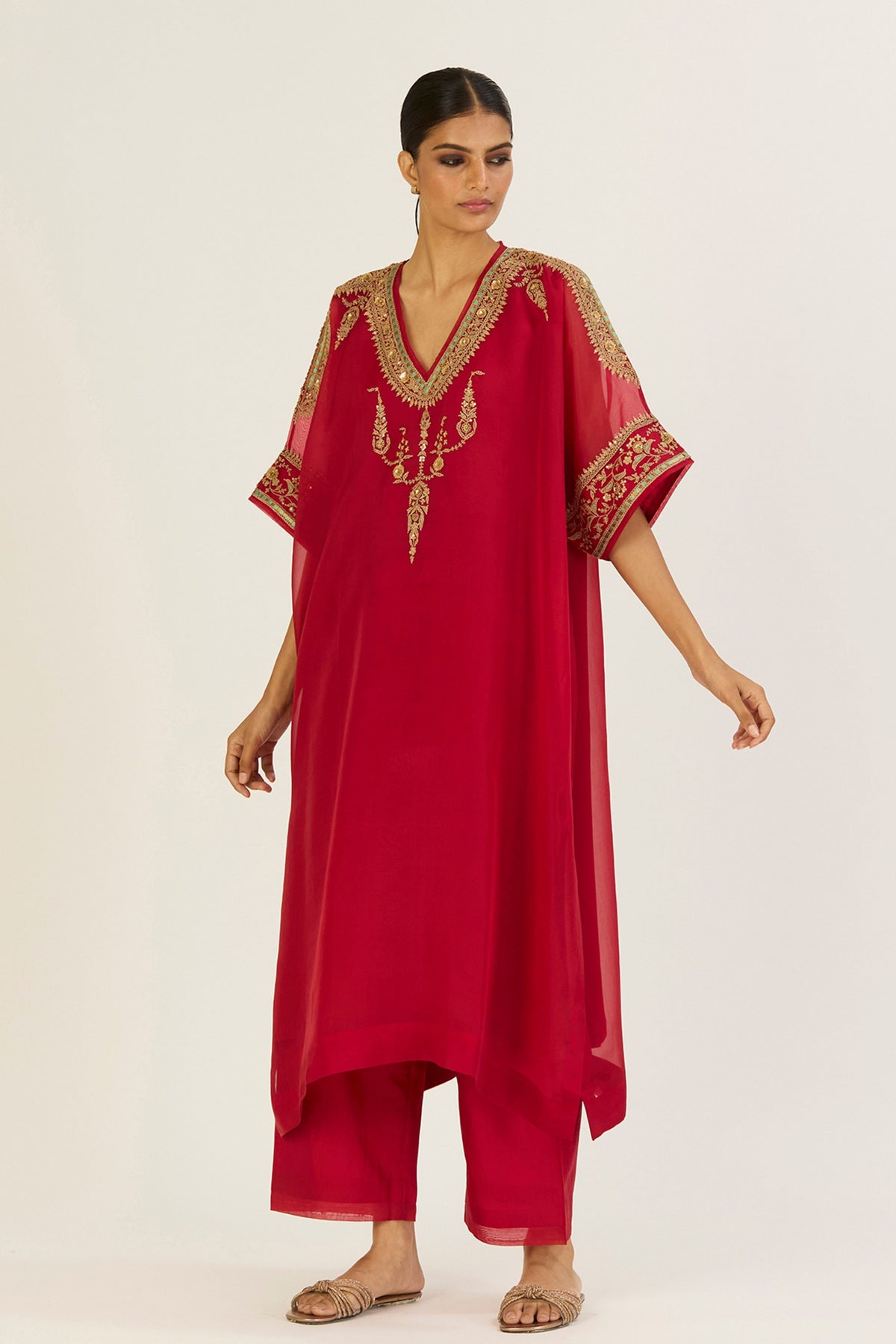 Ayra Red Kaftan