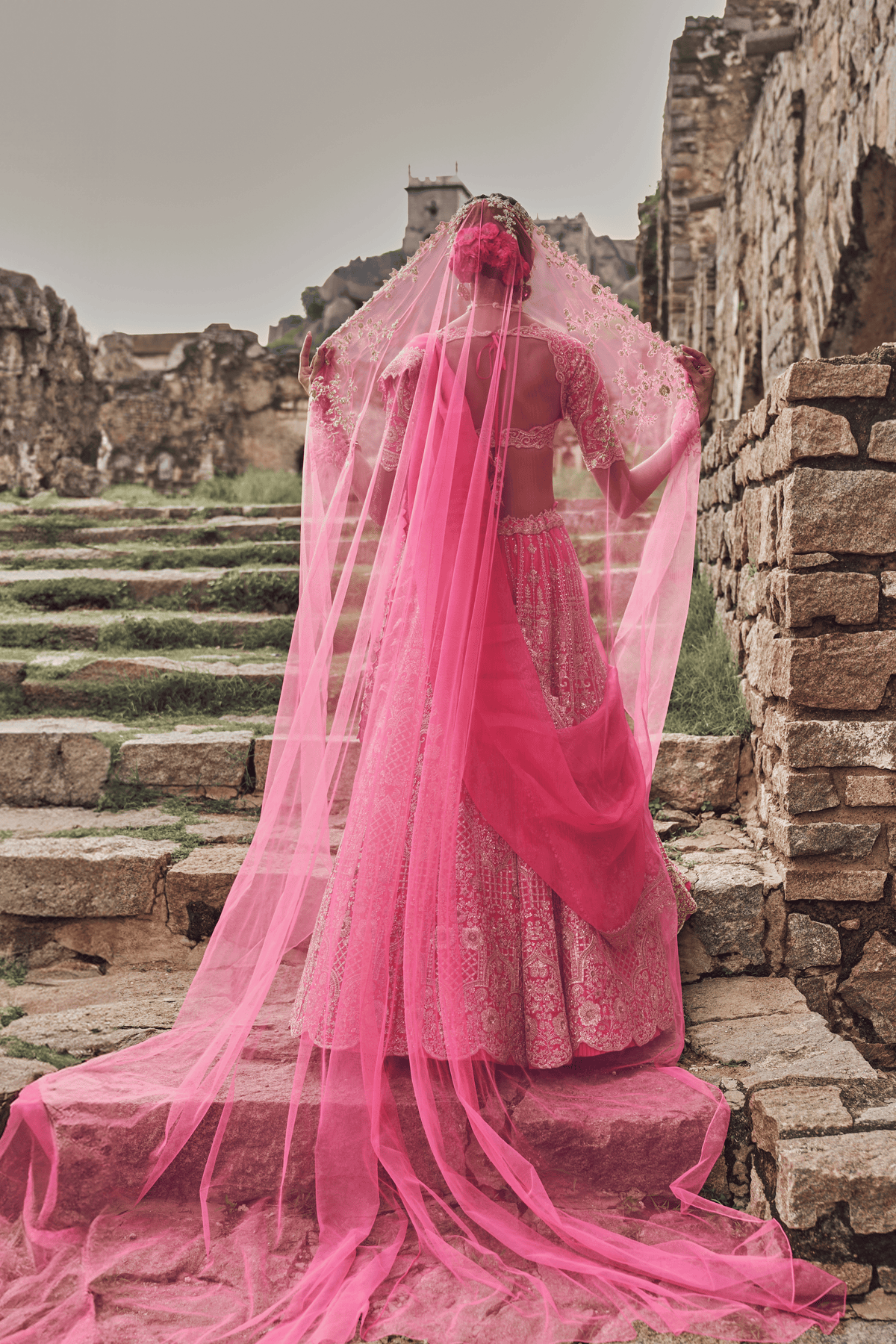 Candy Pink Rhea Lehenga Set