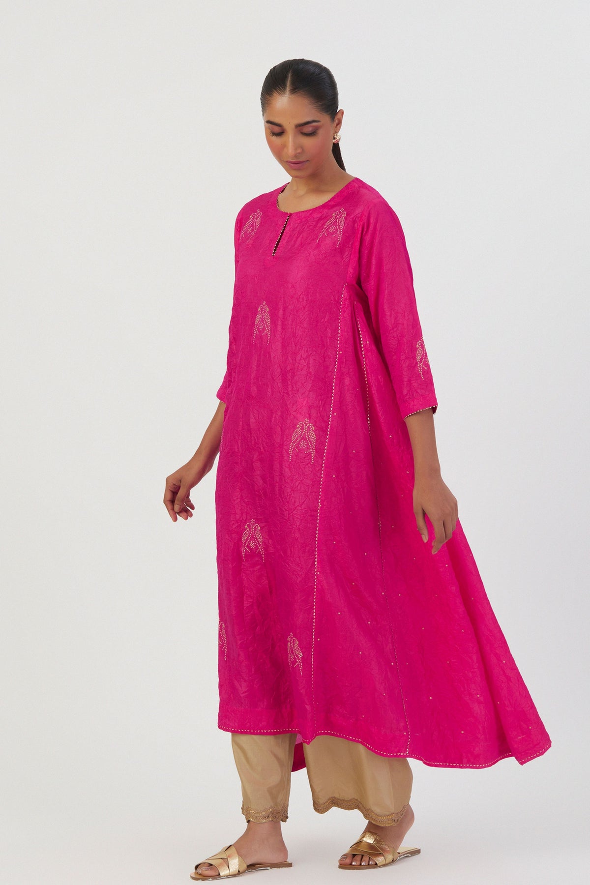 Sujata Fuschia Kurta &amp; Pant