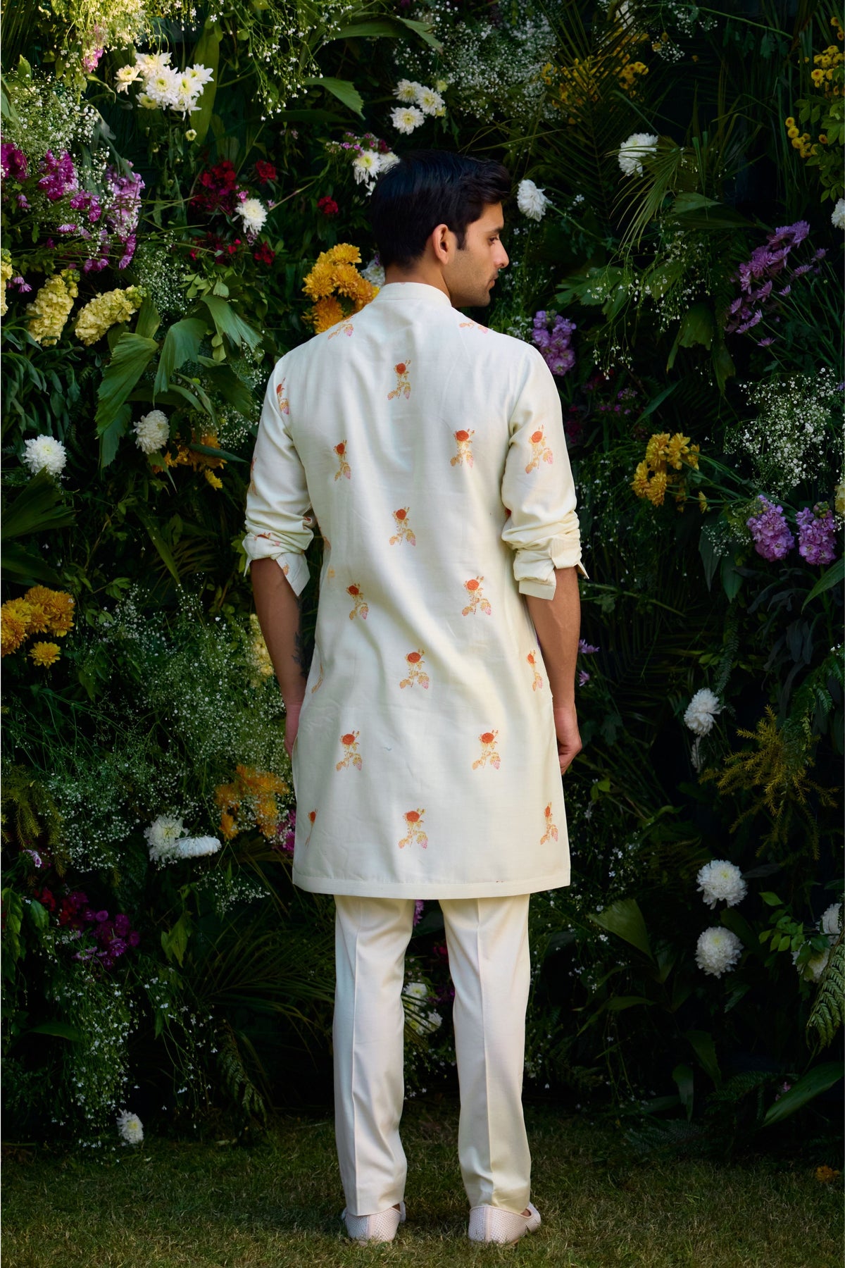 Winter White Kurta Set