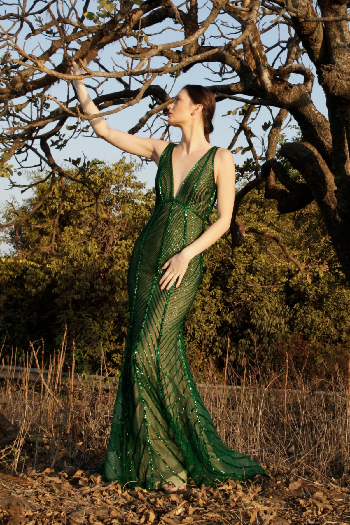 Green Zephyr Gown