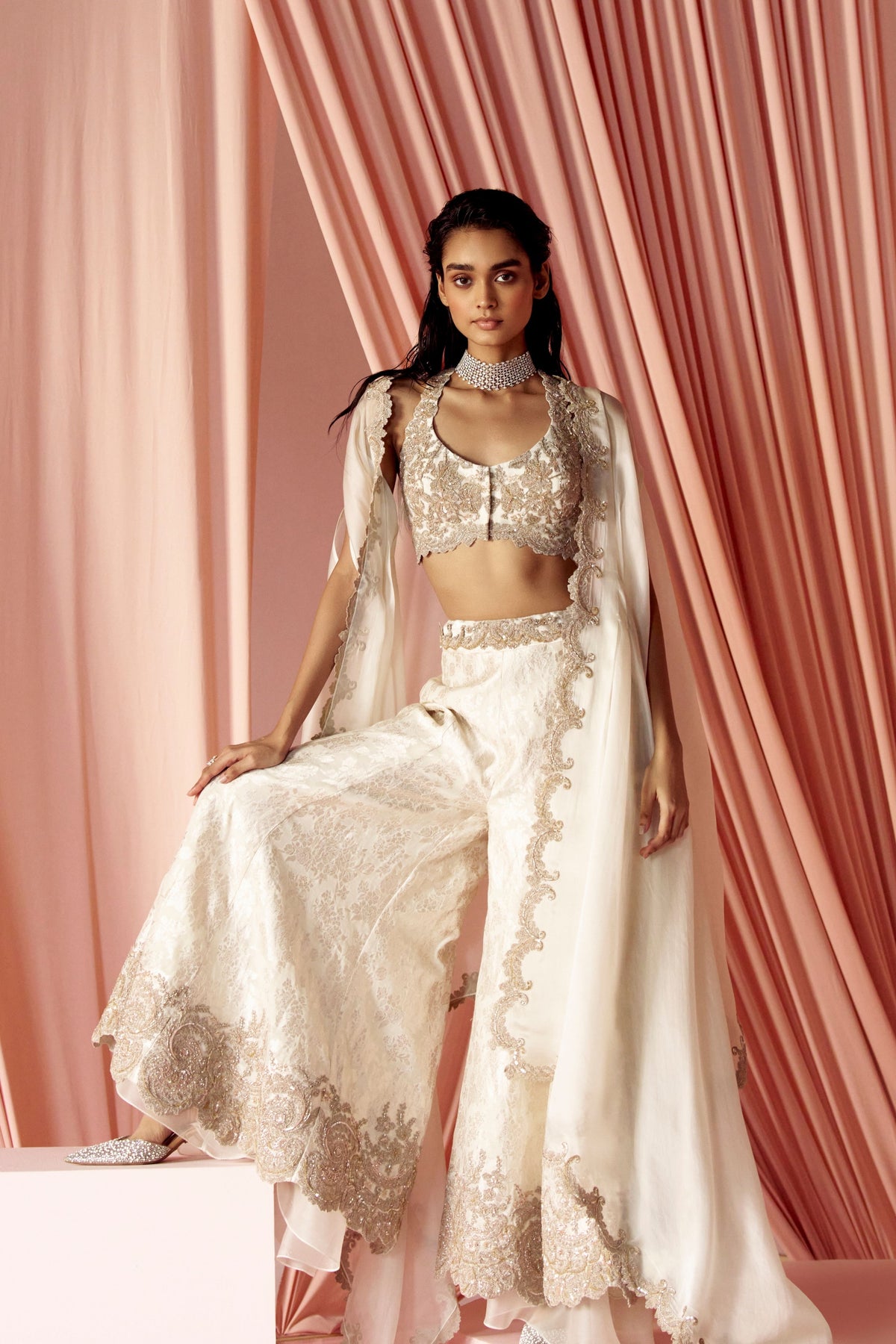 Charisma Scalloped Sharara Set