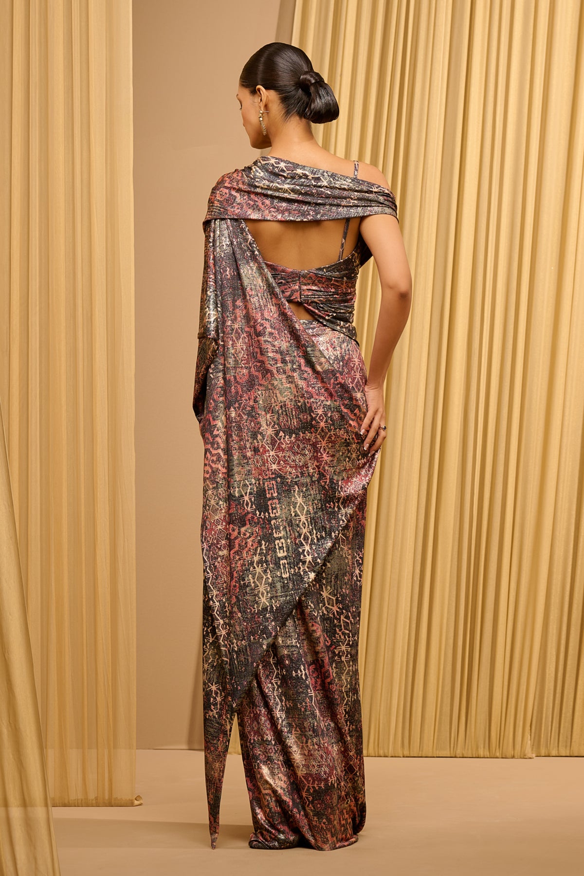 Printed Concept Saree Set