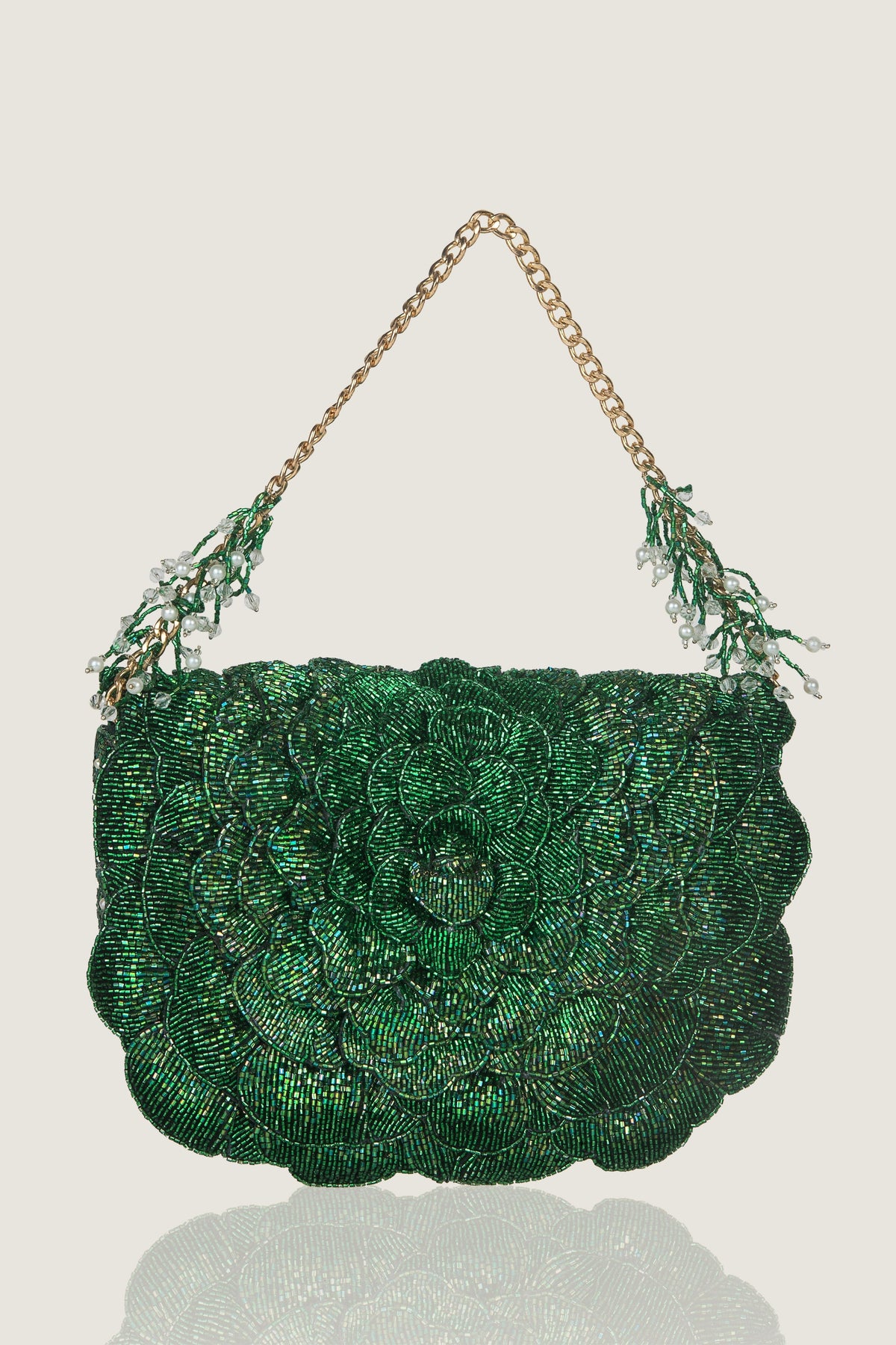 Coco Beaded Sling – Green