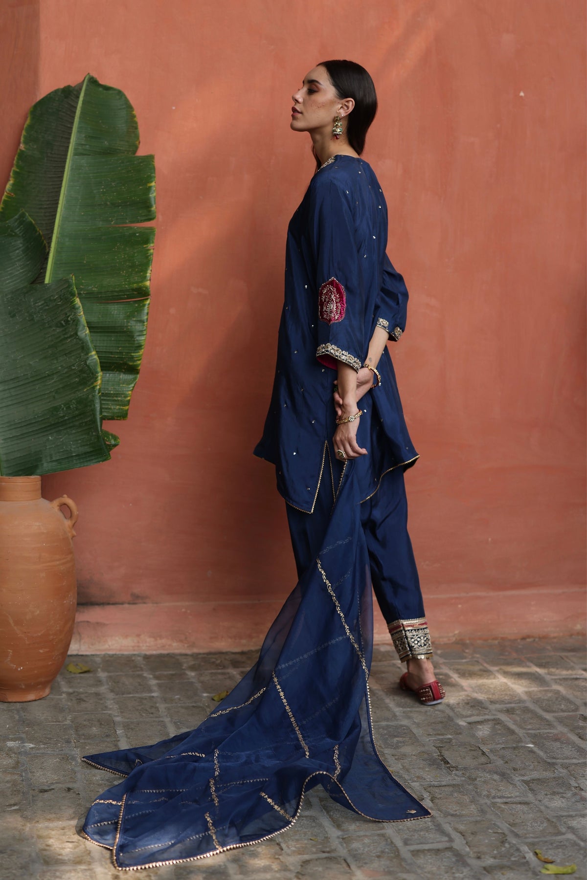 Blue Nazira Kurta Set