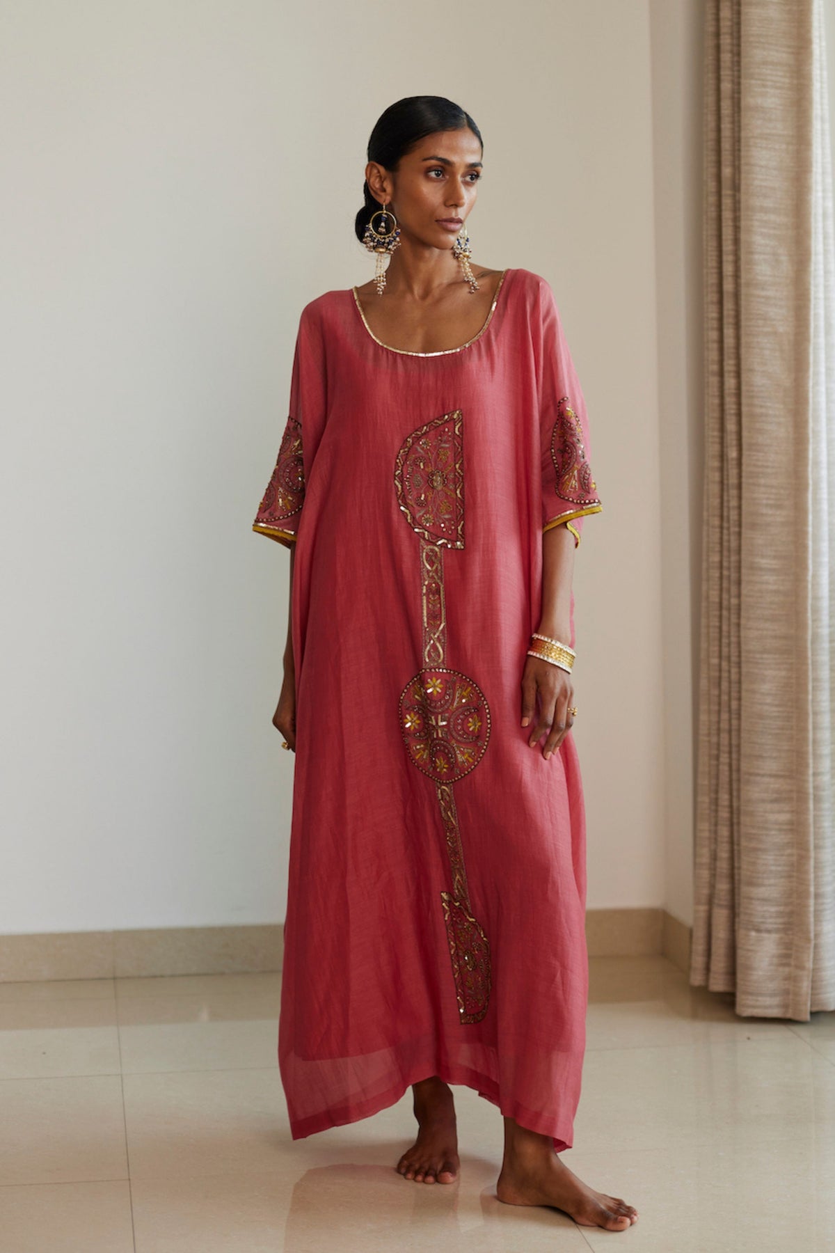 Pink Shashi Kaftan