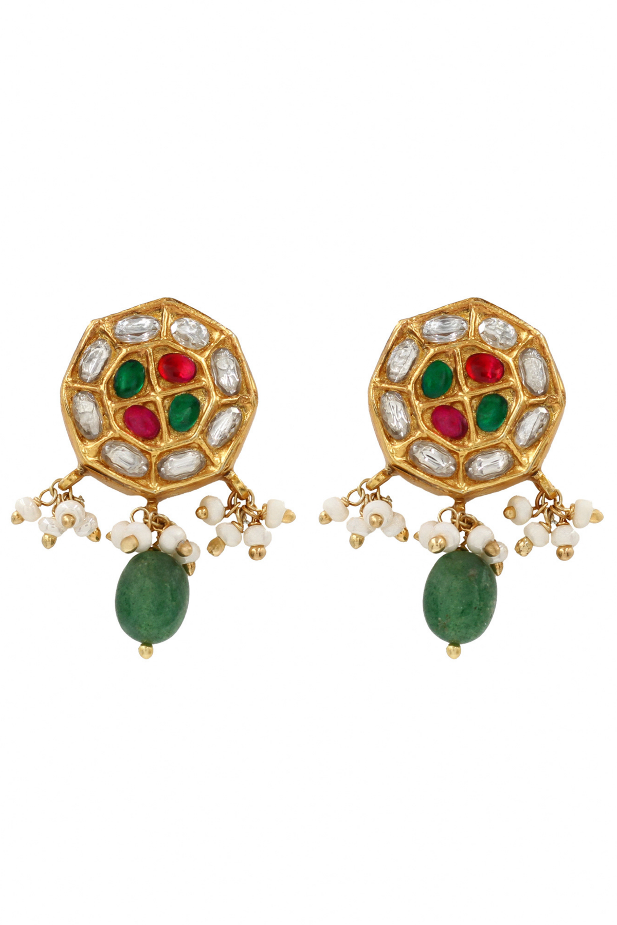 Graceful Luxe Kundan Earrings.